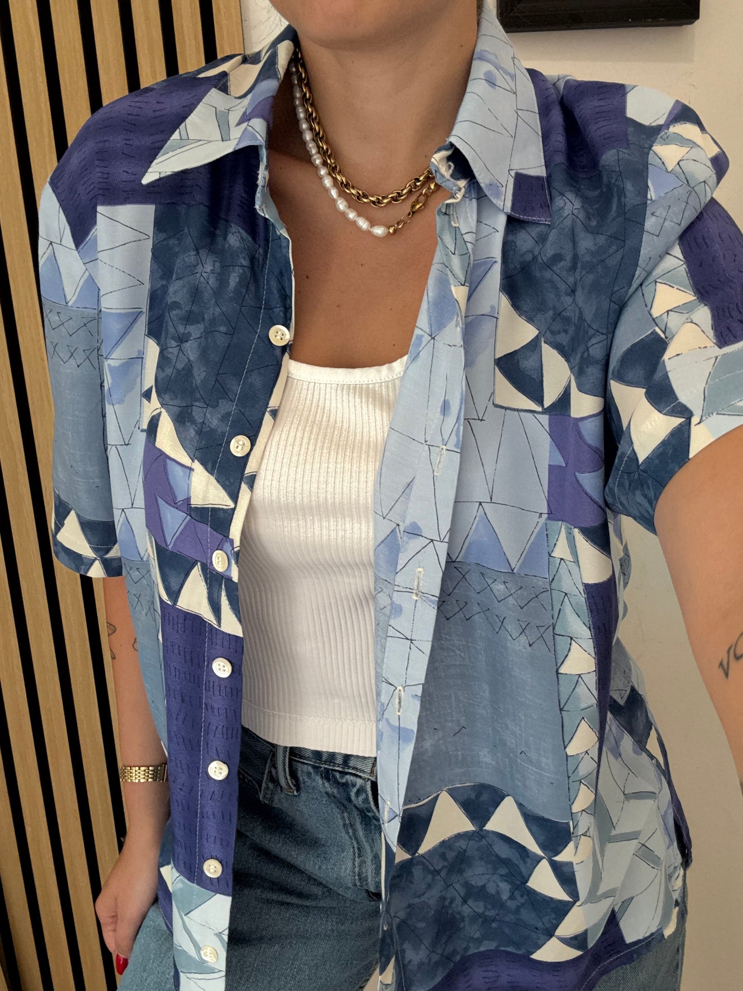 Camicia Vintage a fantasia