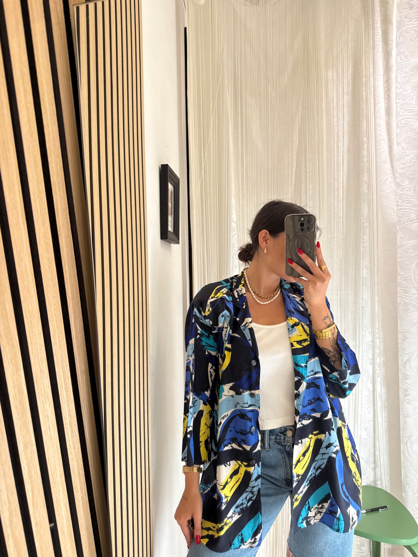 Camicia Vintage Marina Rinaldi pura seta