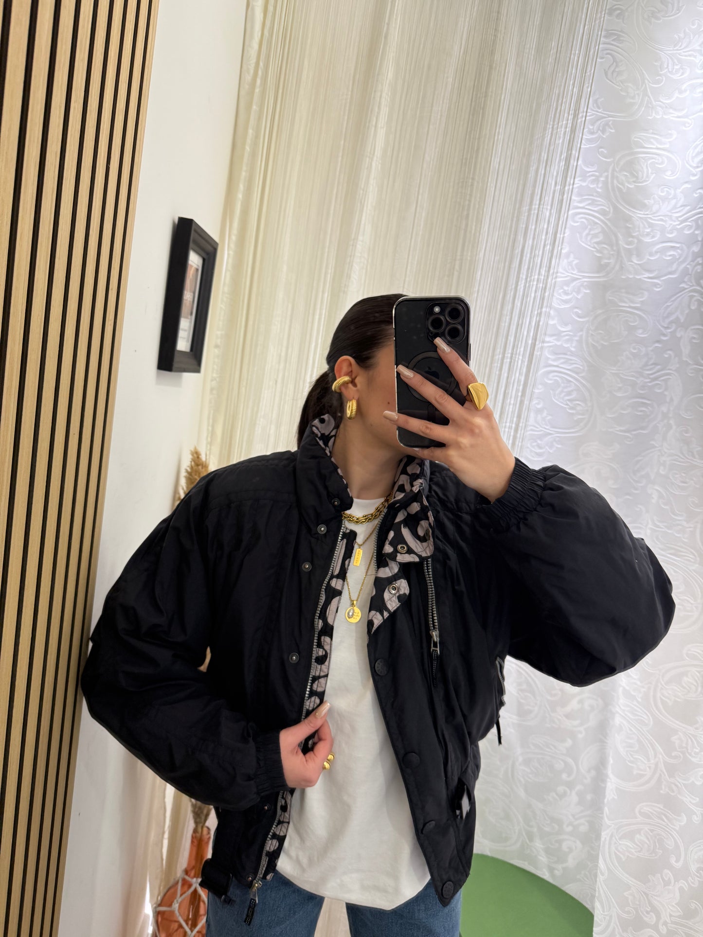 Piumino Crop Vintage