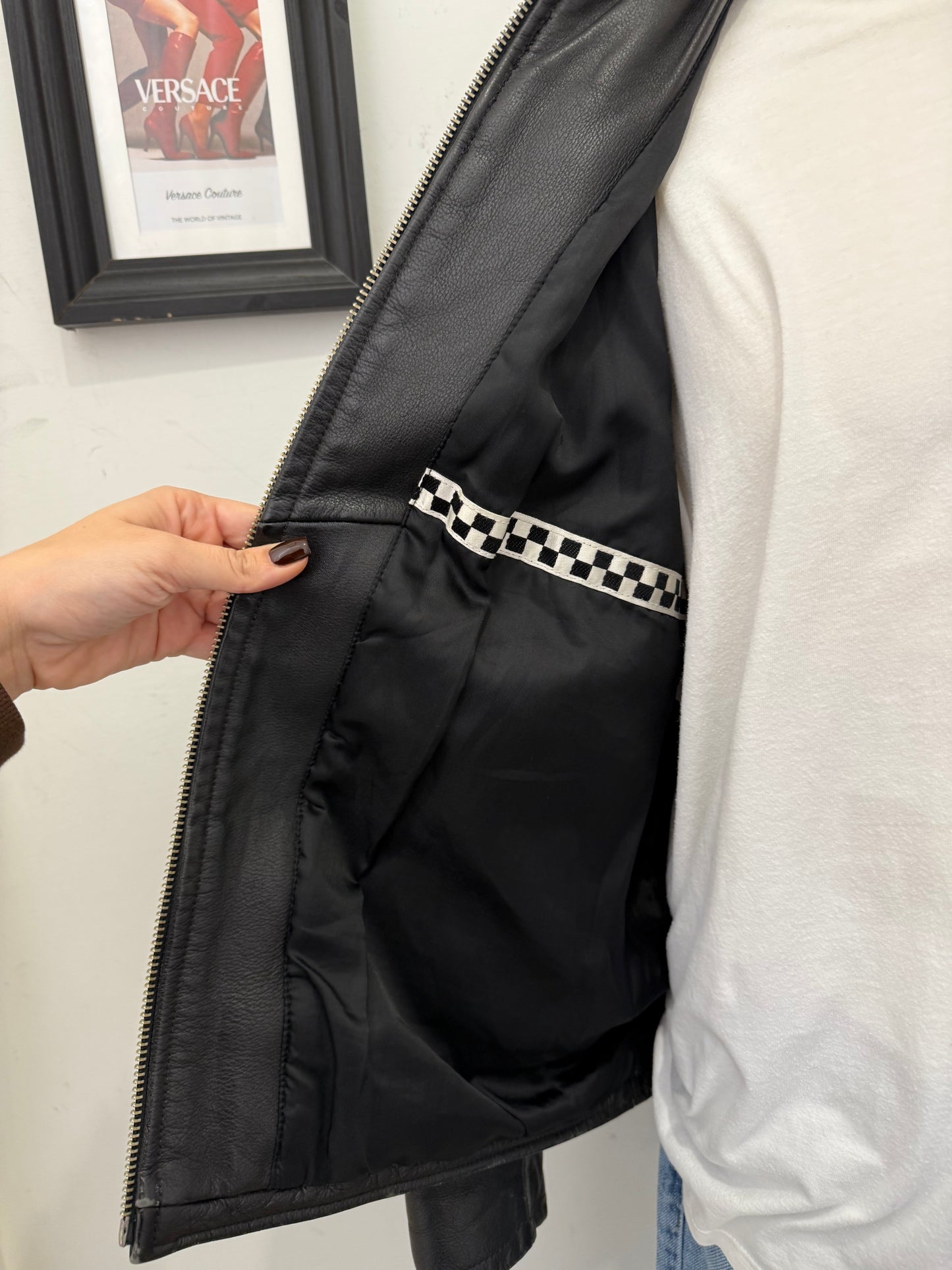 Giacca Harley Davidson in vera pelle, unisex