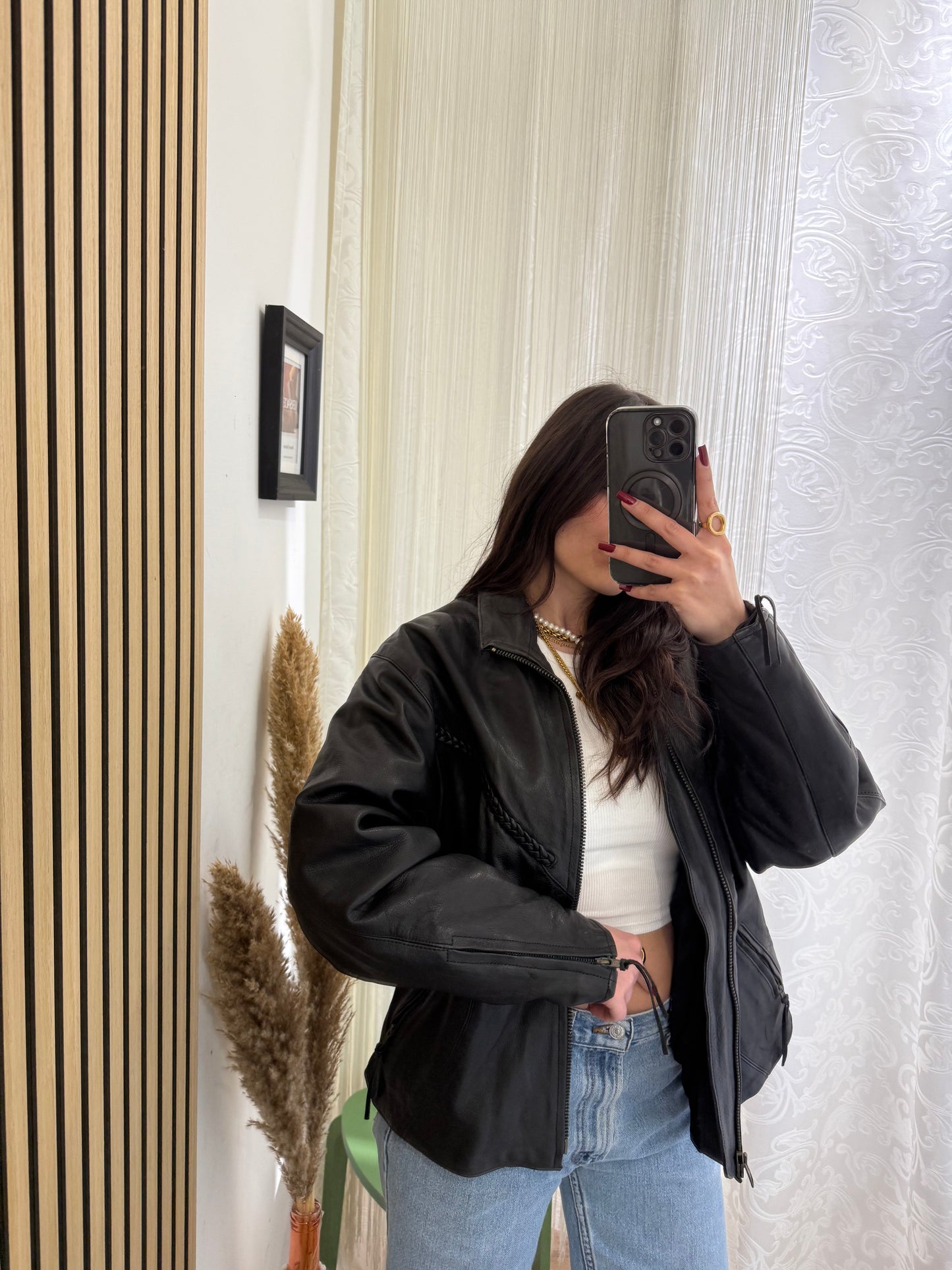 Giacca in vera pelle, unisex