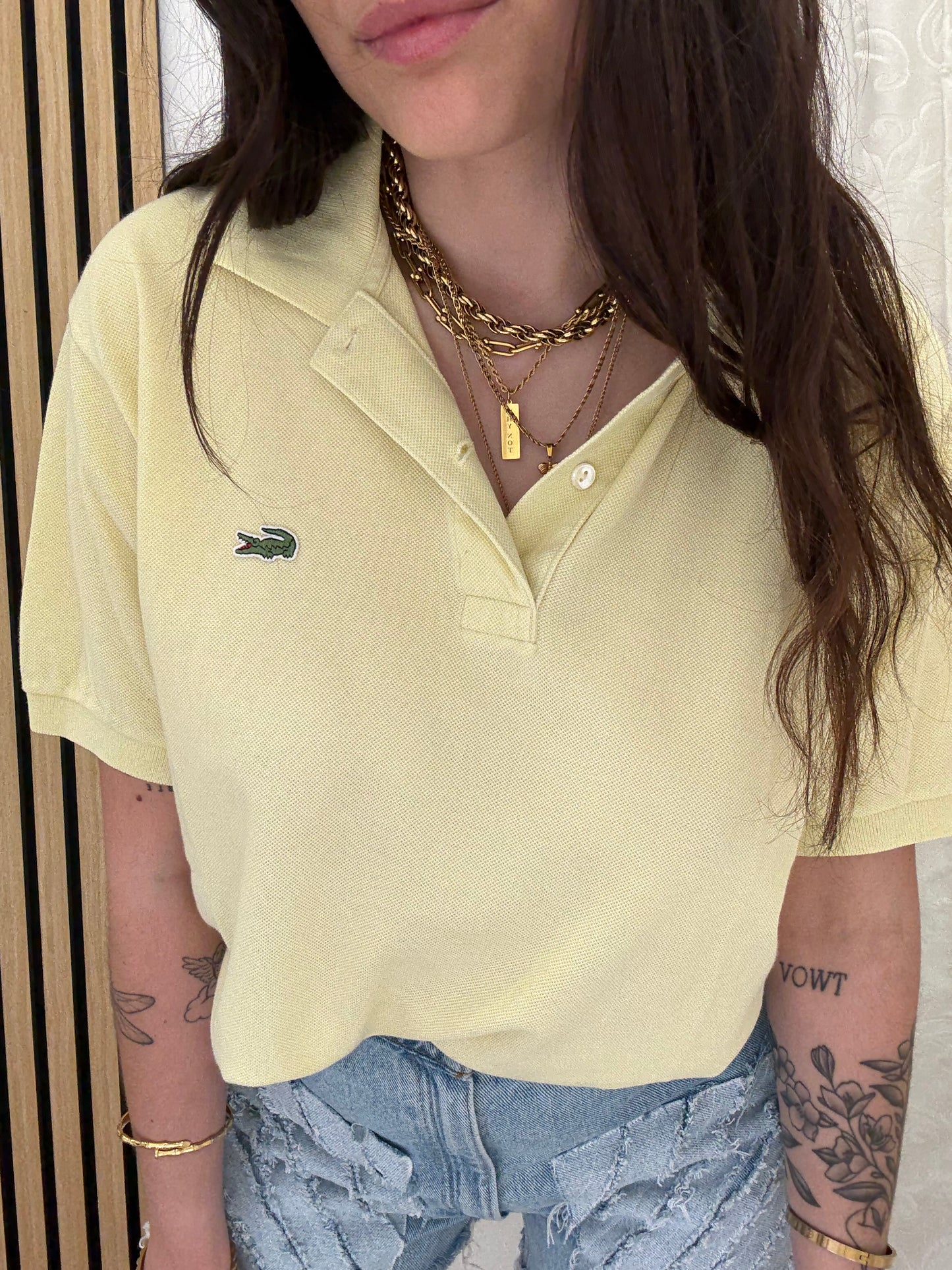 Polo Lacoste crop
