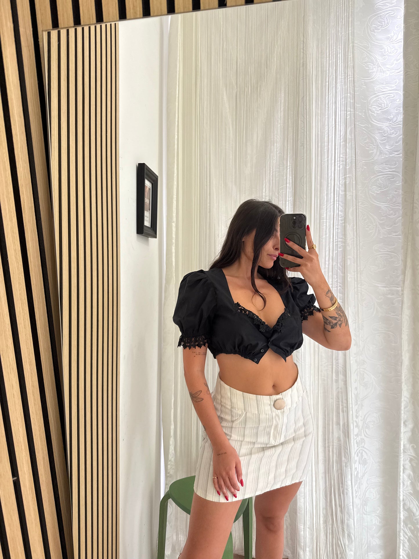 Top Vintage in cotone