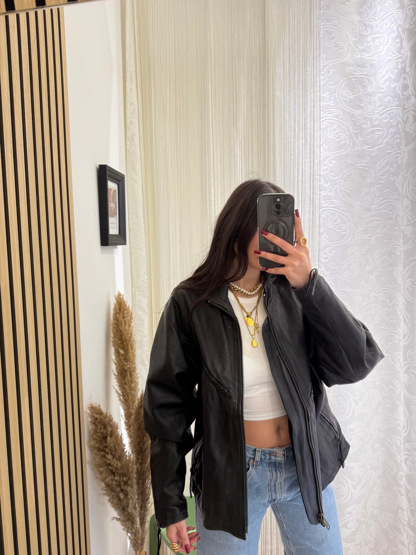Giacca in vera pelle, unisex