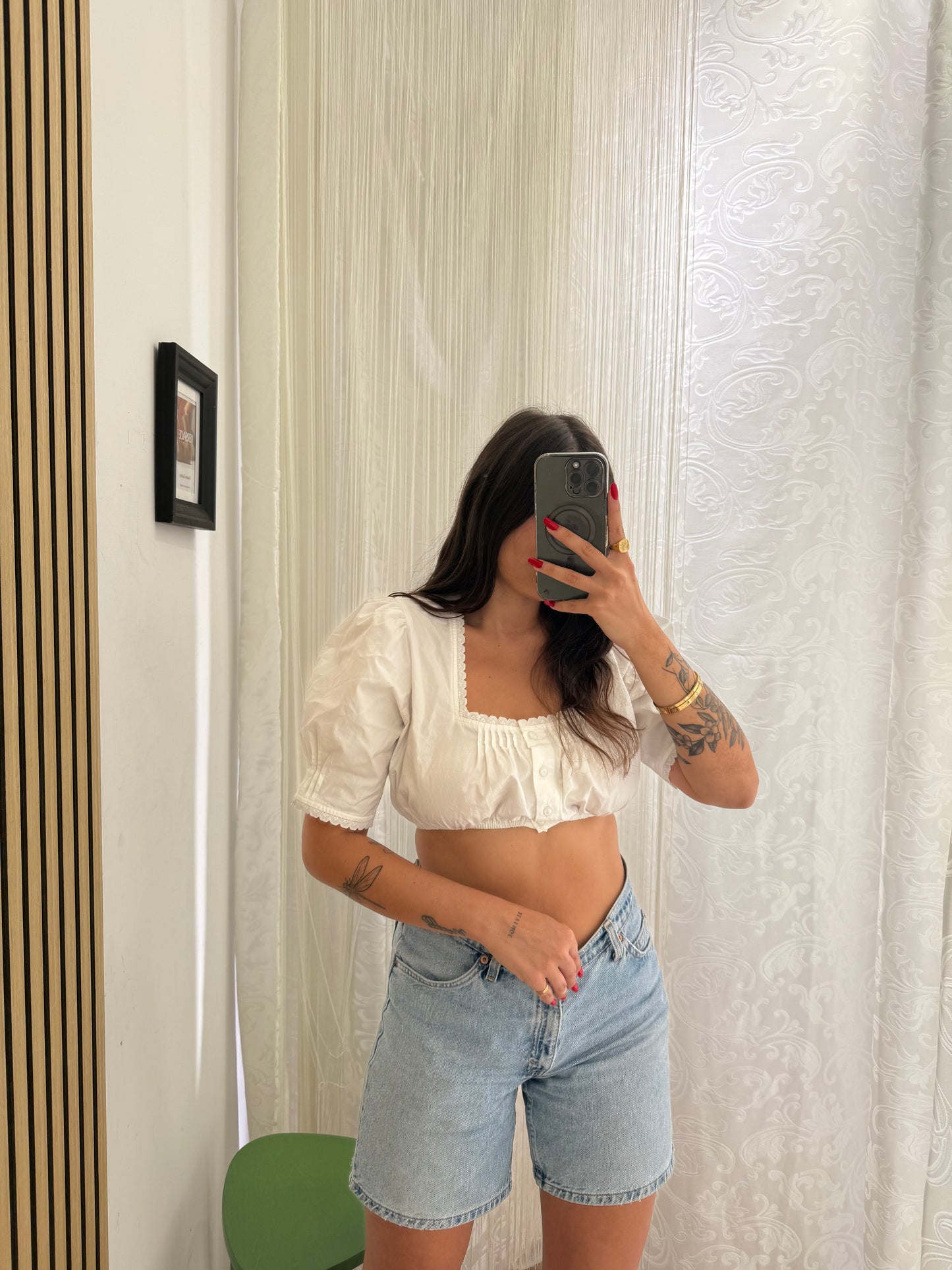 Top Vintage in cotone