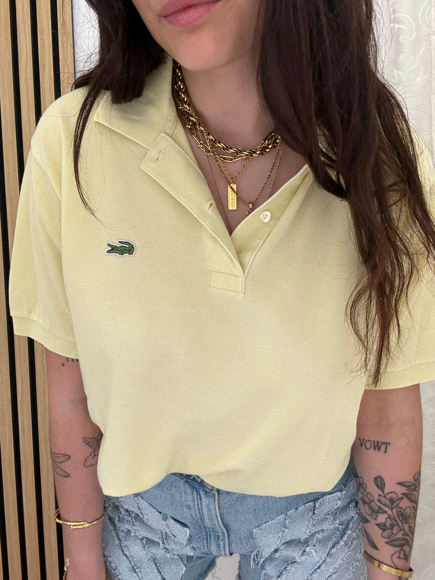 Polo Lacoste crop