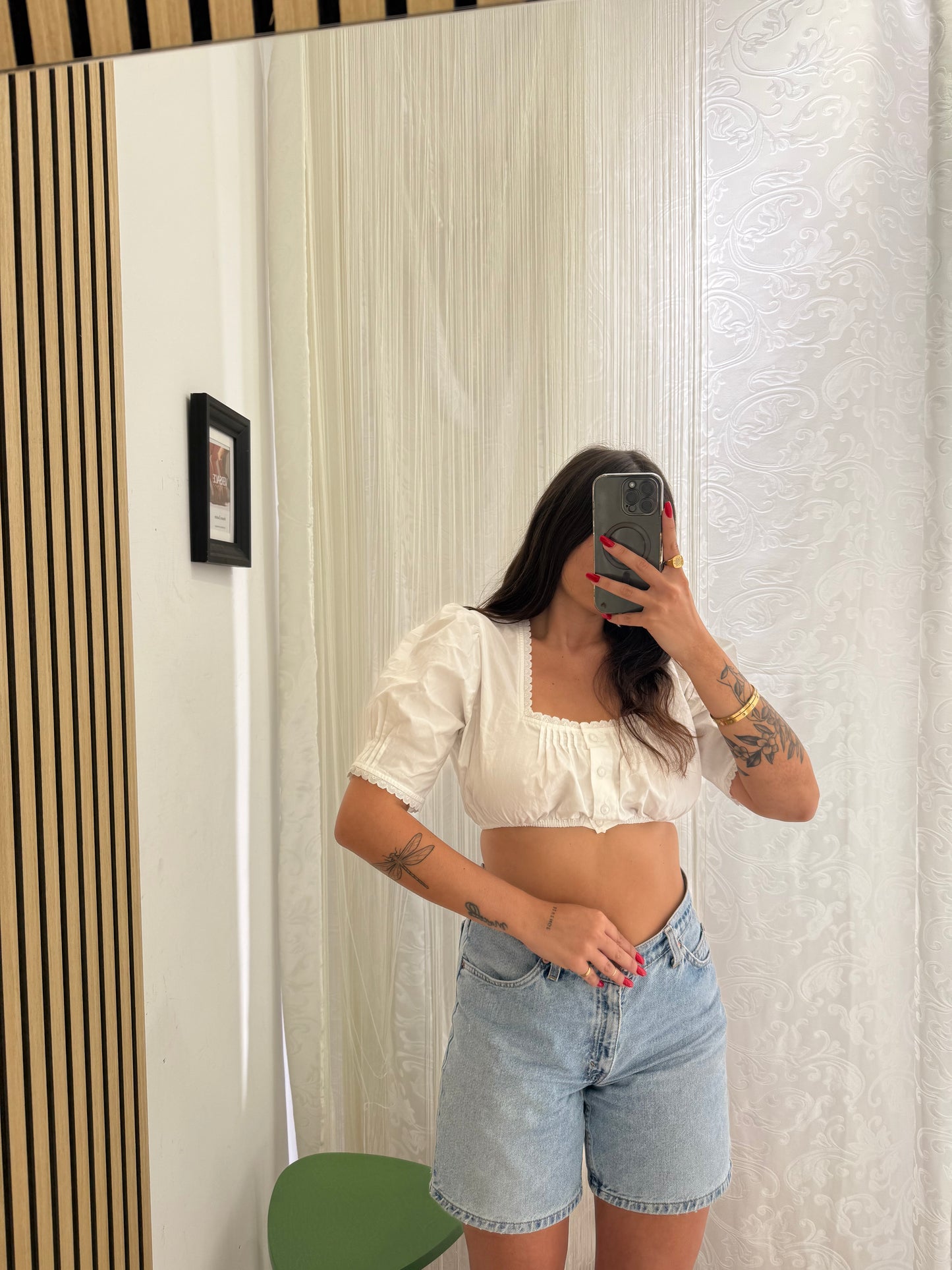 Top Vintage in cotone