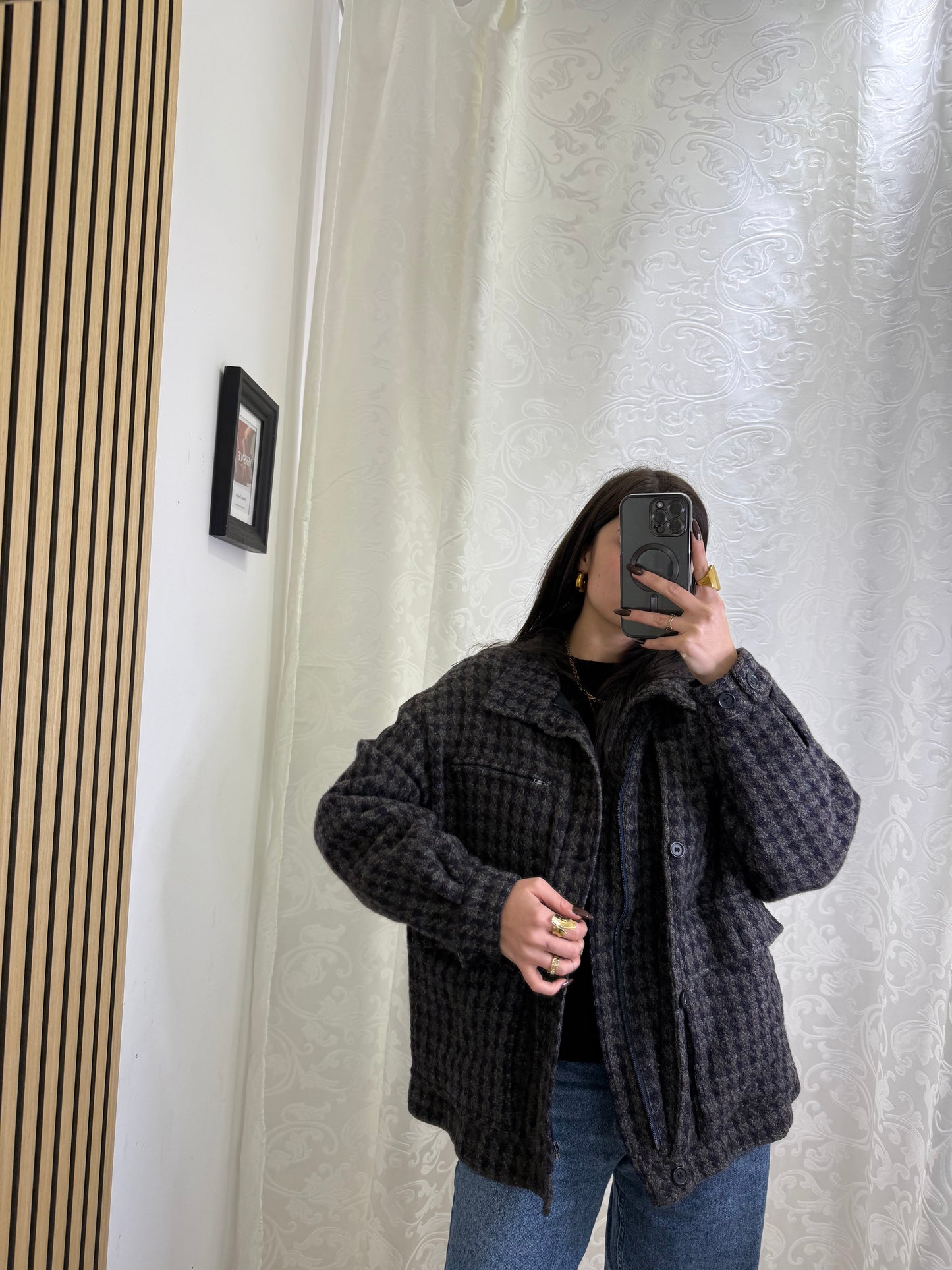 Bomber Burberry in lana