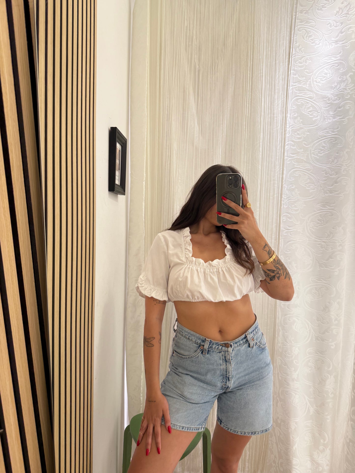 Top Vintage in cotone