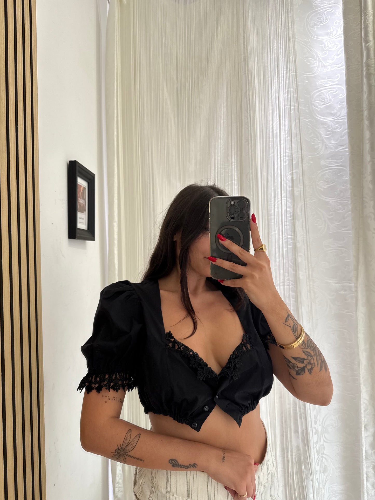 Top Vintage in cotone