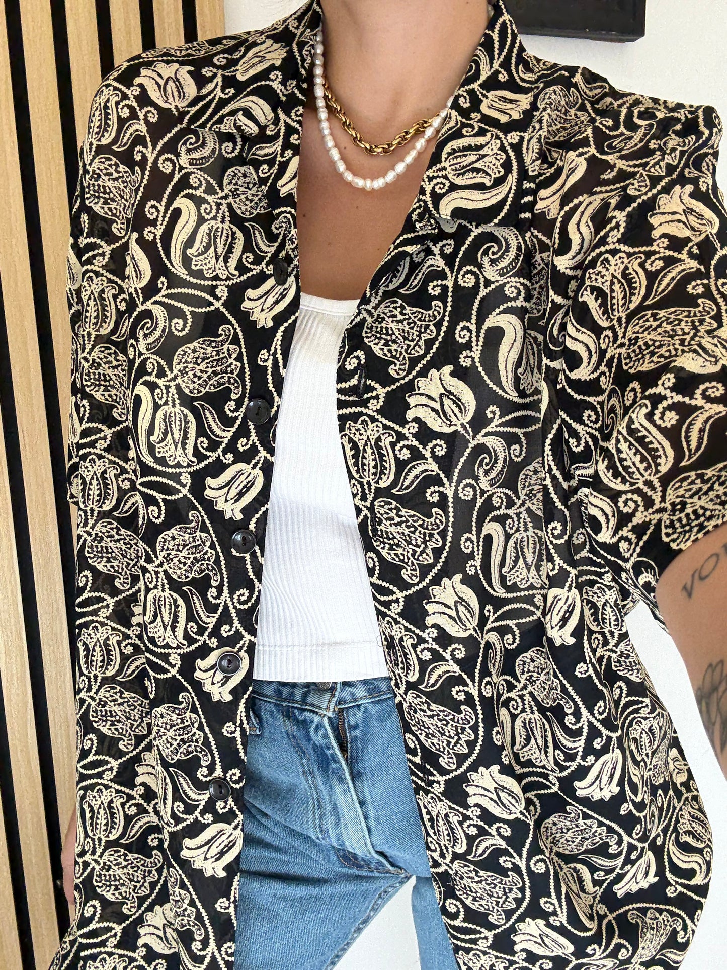 Camicia Vintage a fantasia