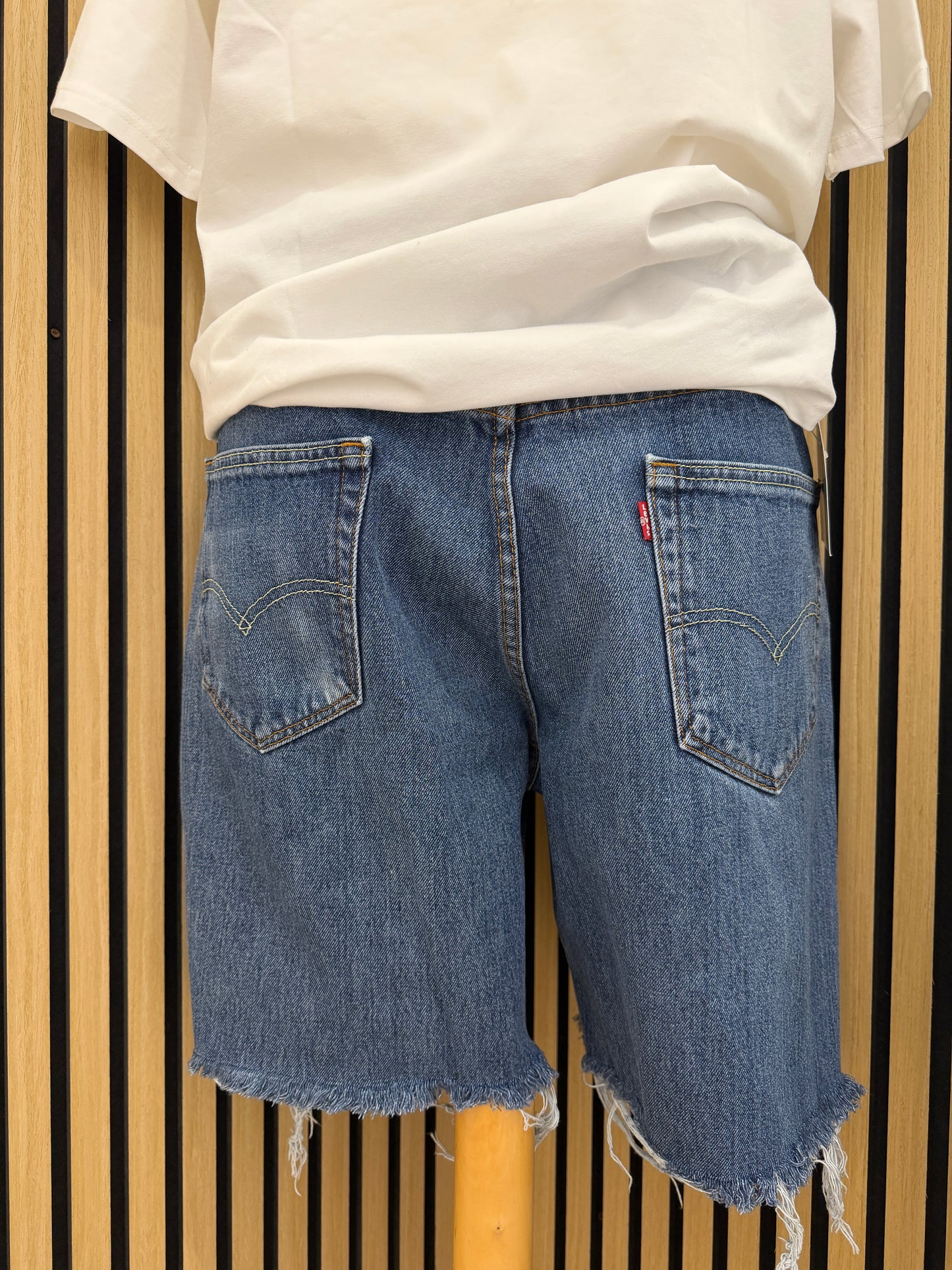 Short di Jeans Levi's 505 Vintage tg 50/52 ita