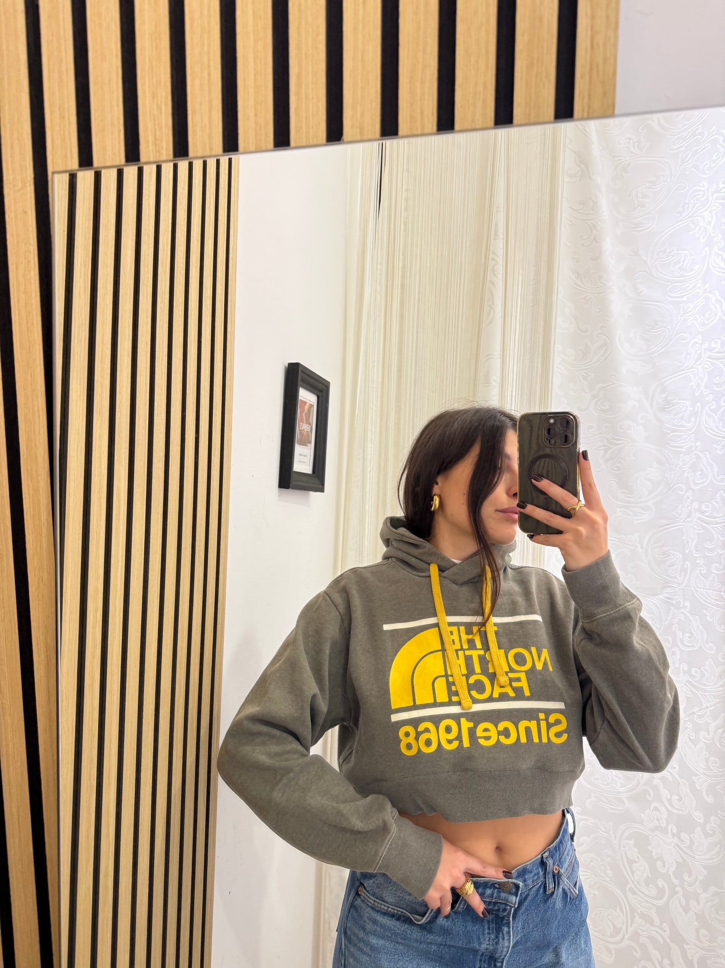 Felpa The north Face Crop