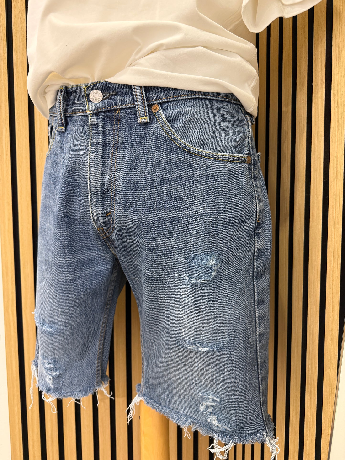Short di Jeans Levi's 505 Vintage tg 44/46 ita