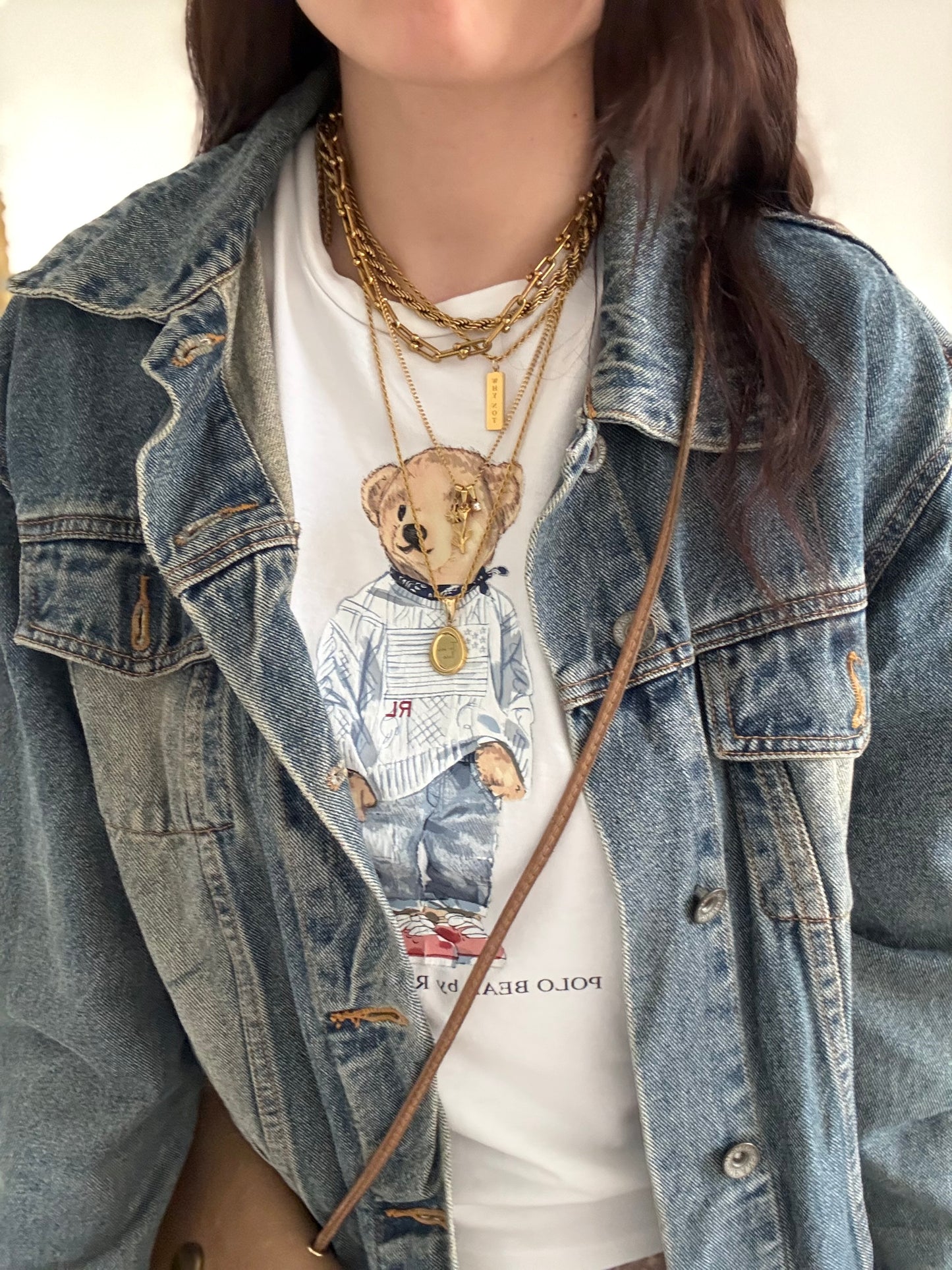 Unisex Giacca di jeans, sabbiata