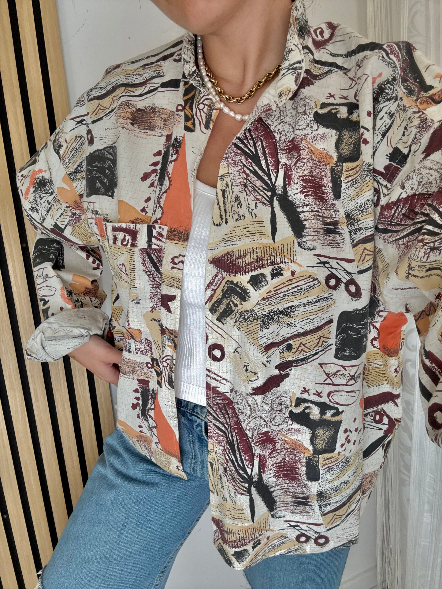 Camicia Vintage a fantasia