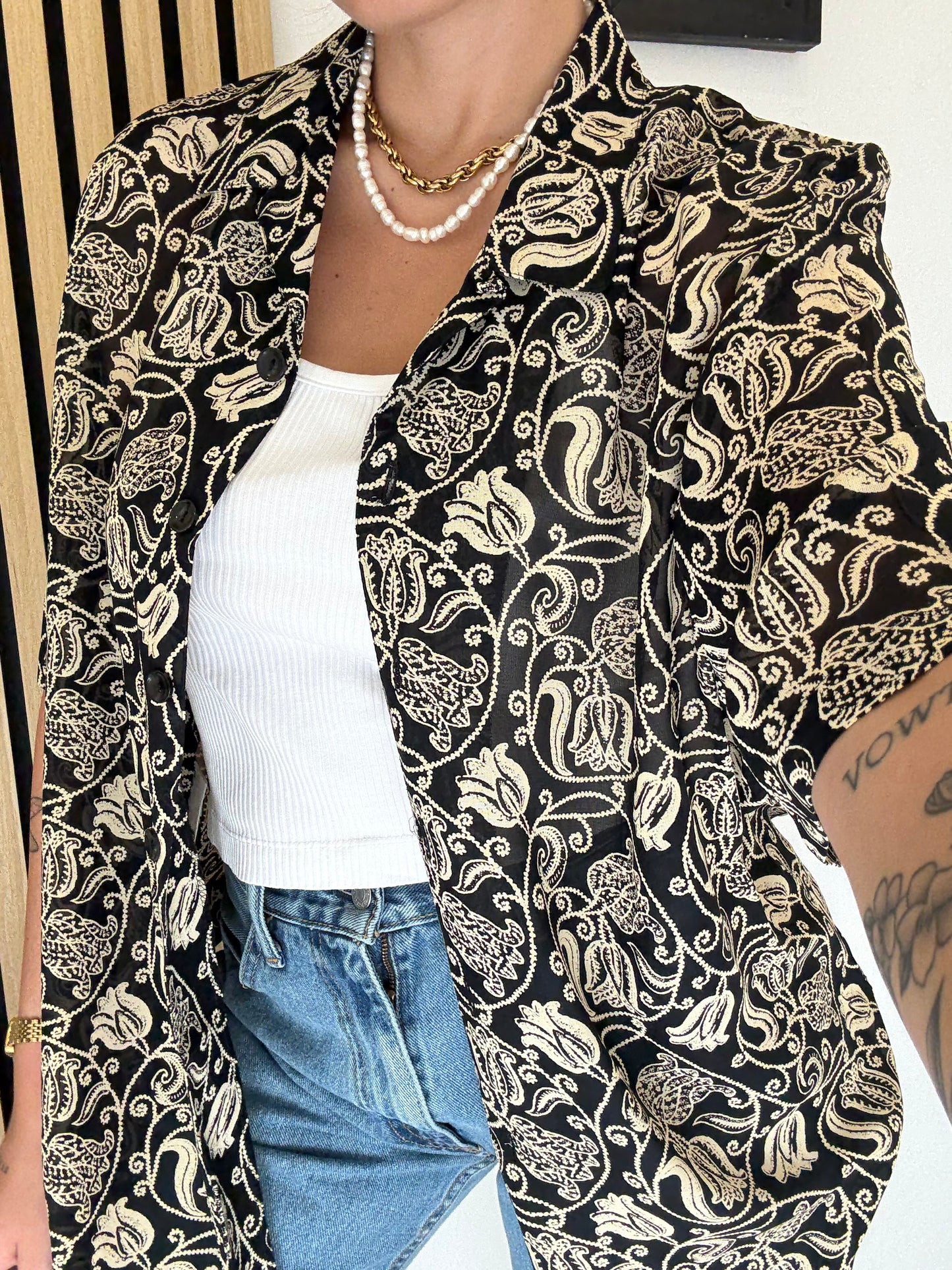 Camicia Vintage a fantasia