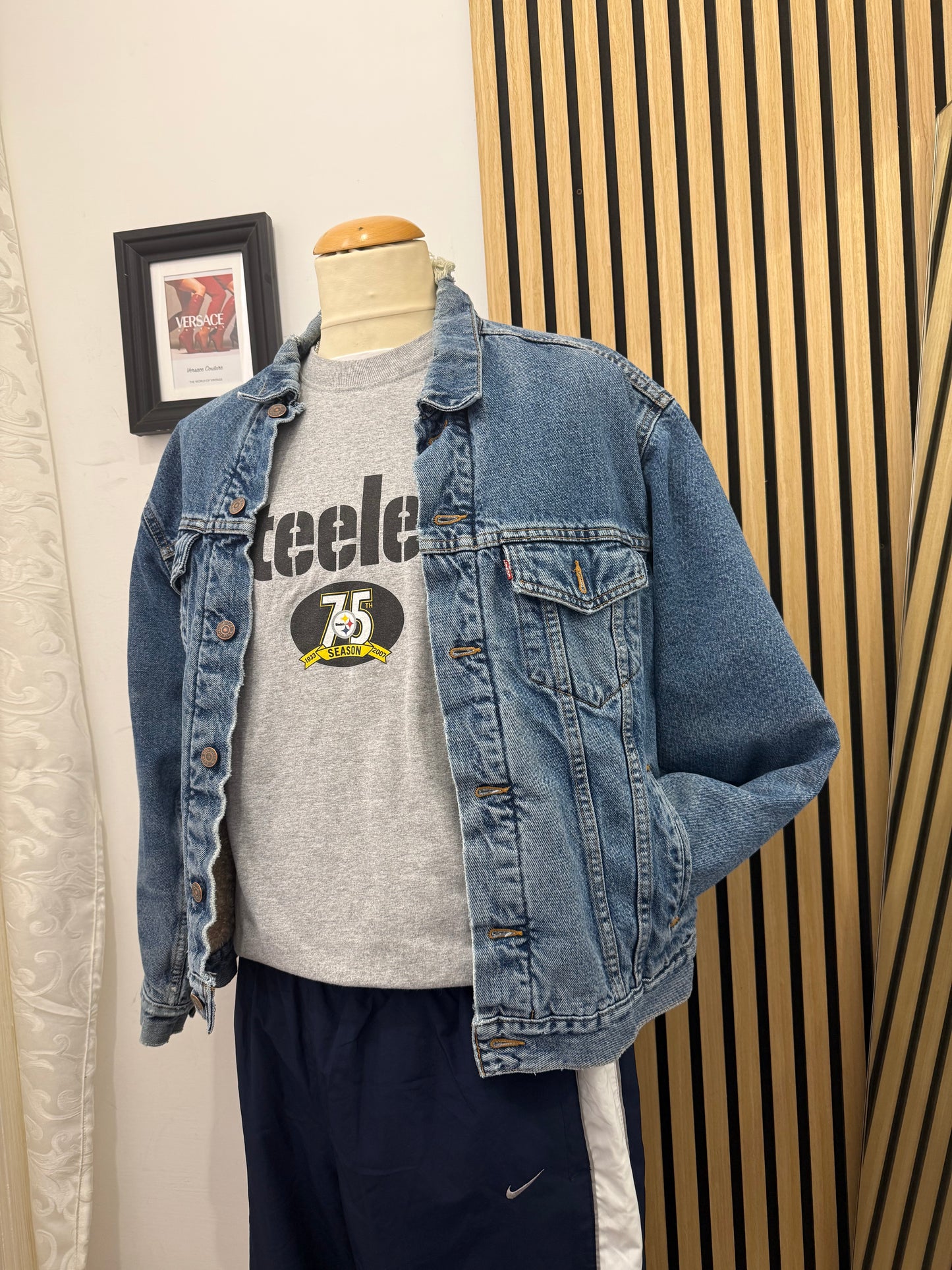 Giacca Levis in Denim imbottita unisex