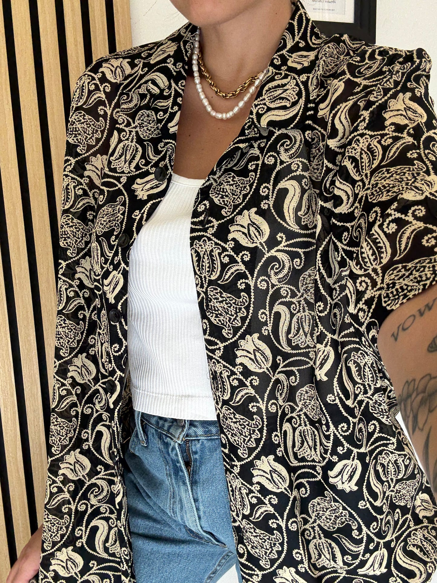 Camicia Vintage a fantasia