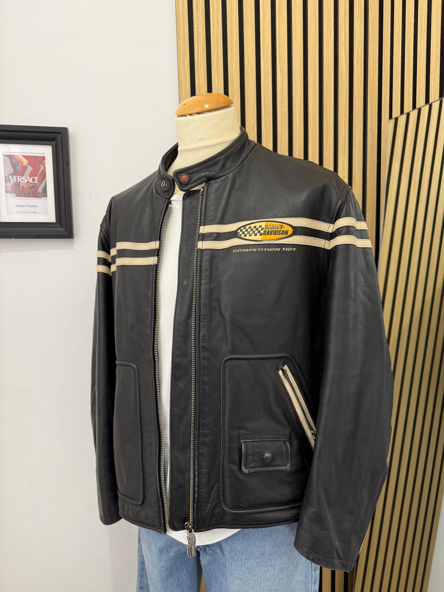 Giacca Harley Davidson in vera pelle, unisex