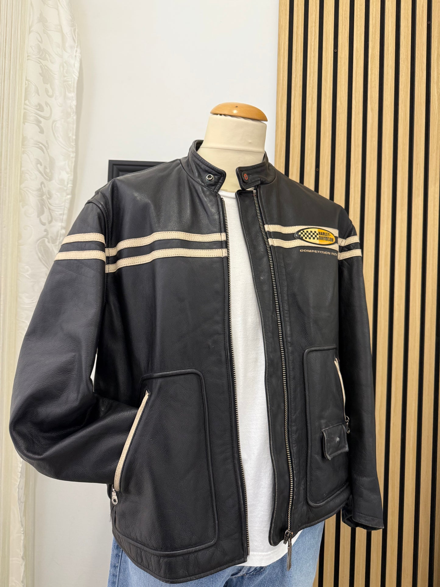 Giacca Harley Davidson in vera pelle, unisex