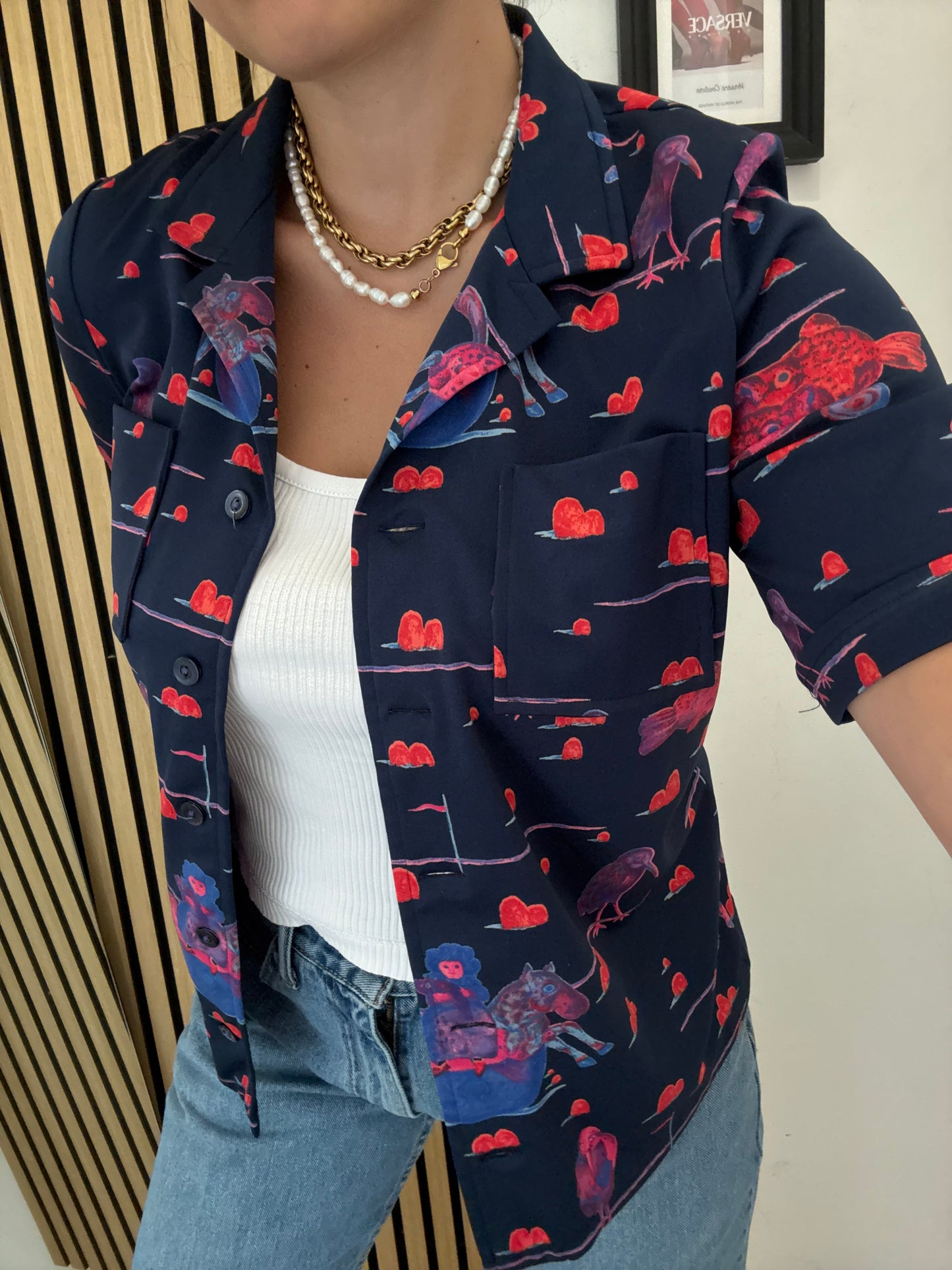 Camicia Vintage a fantasia