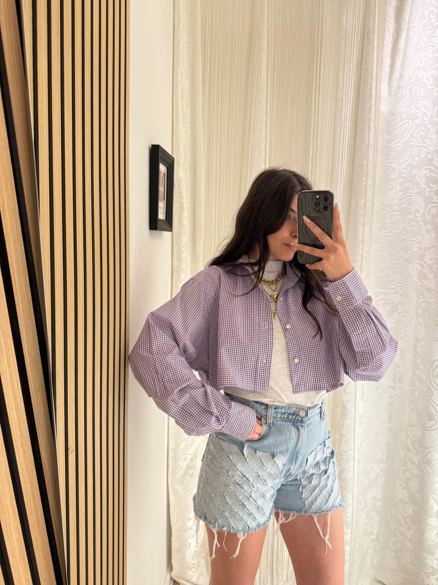 Camicia Ralph Lauren crop