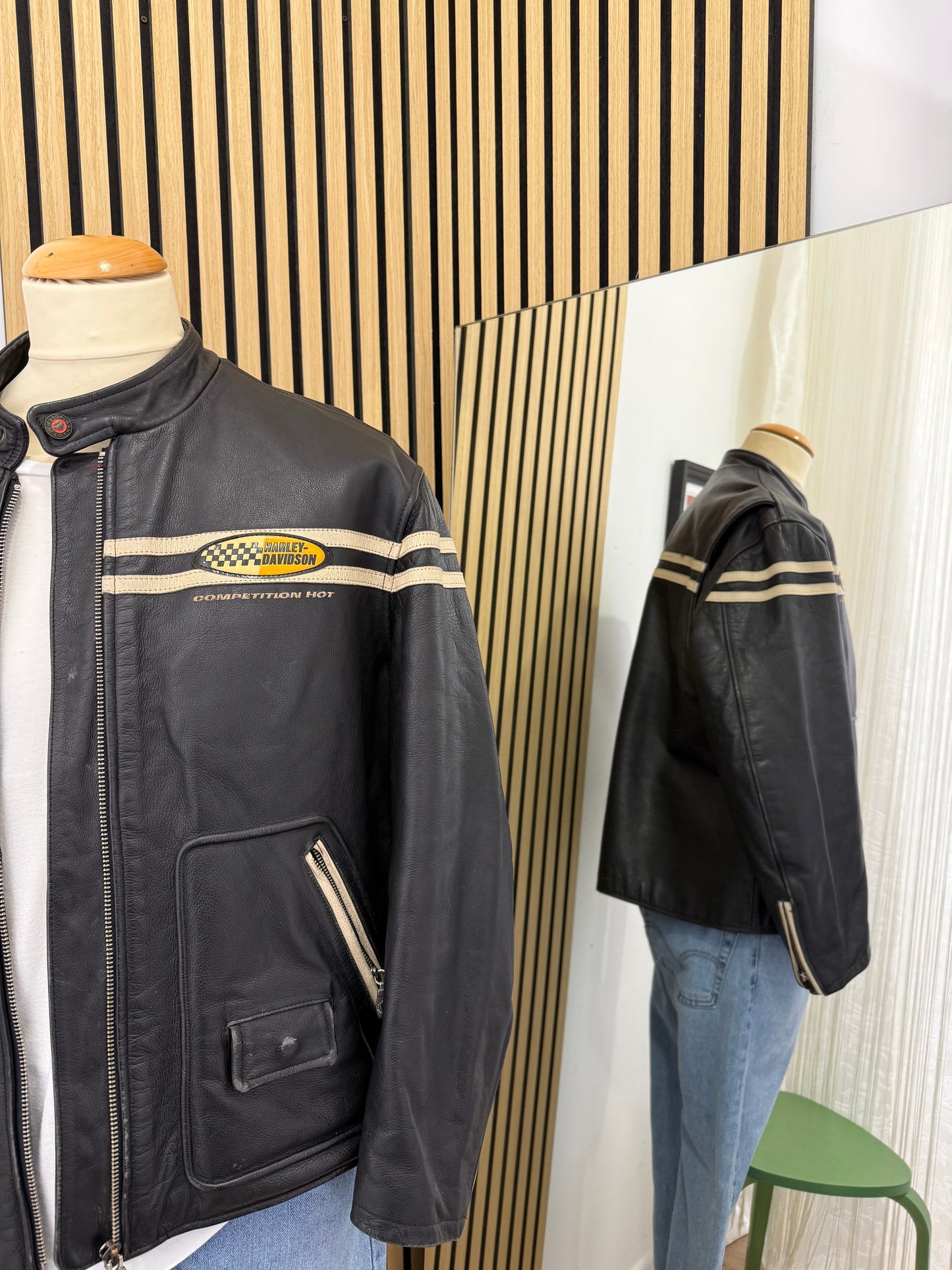 Giacca Harley Davidson in vera pelle, unisex