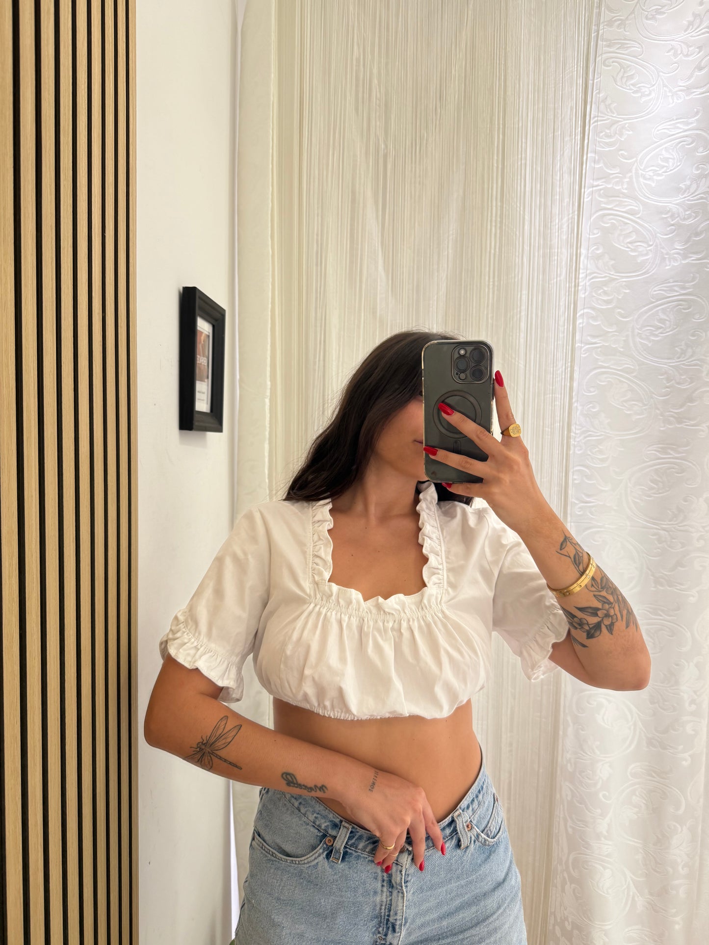 Top Vintage in cotone