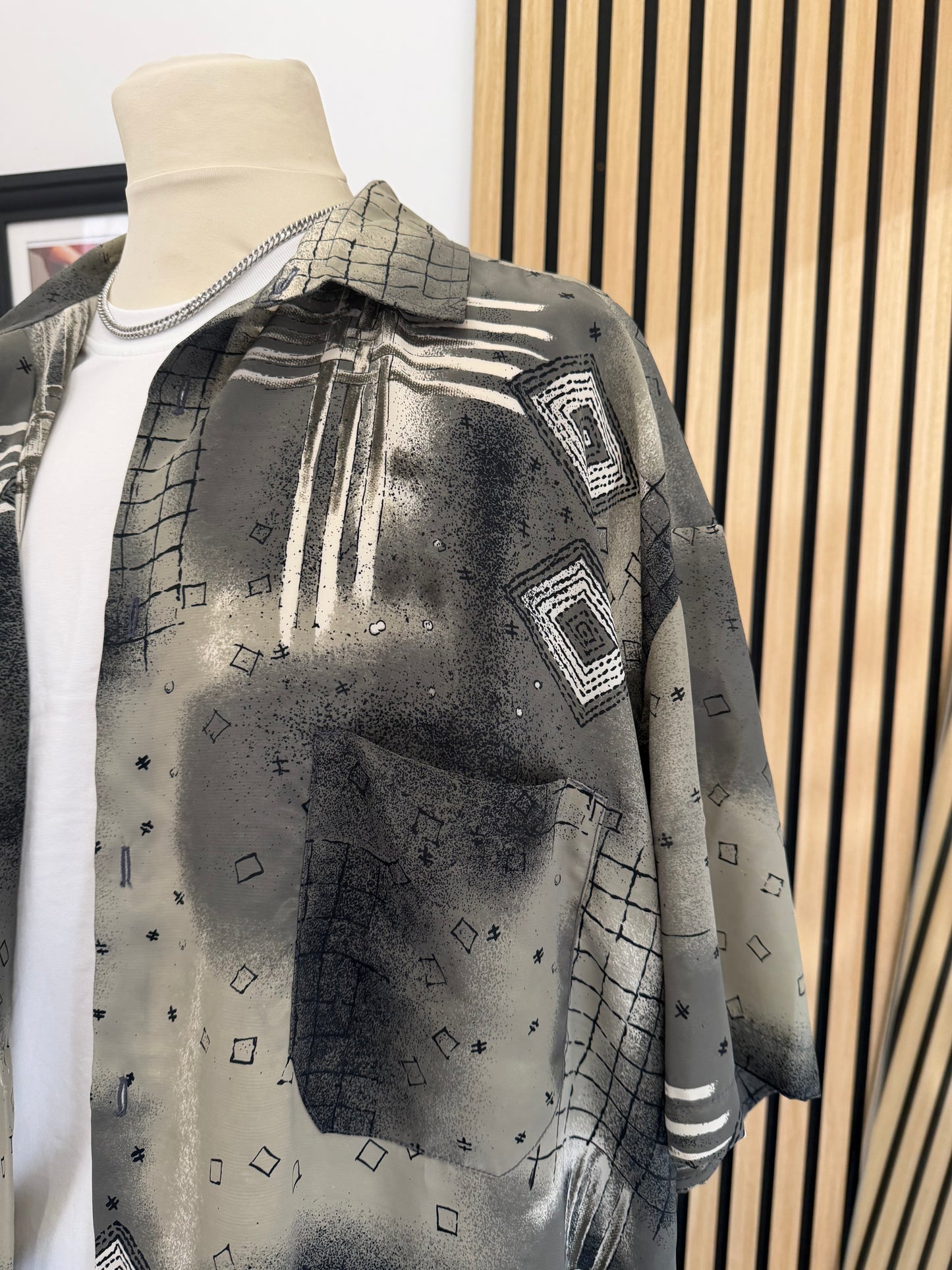 Camicia Vintage a fantasia XXL