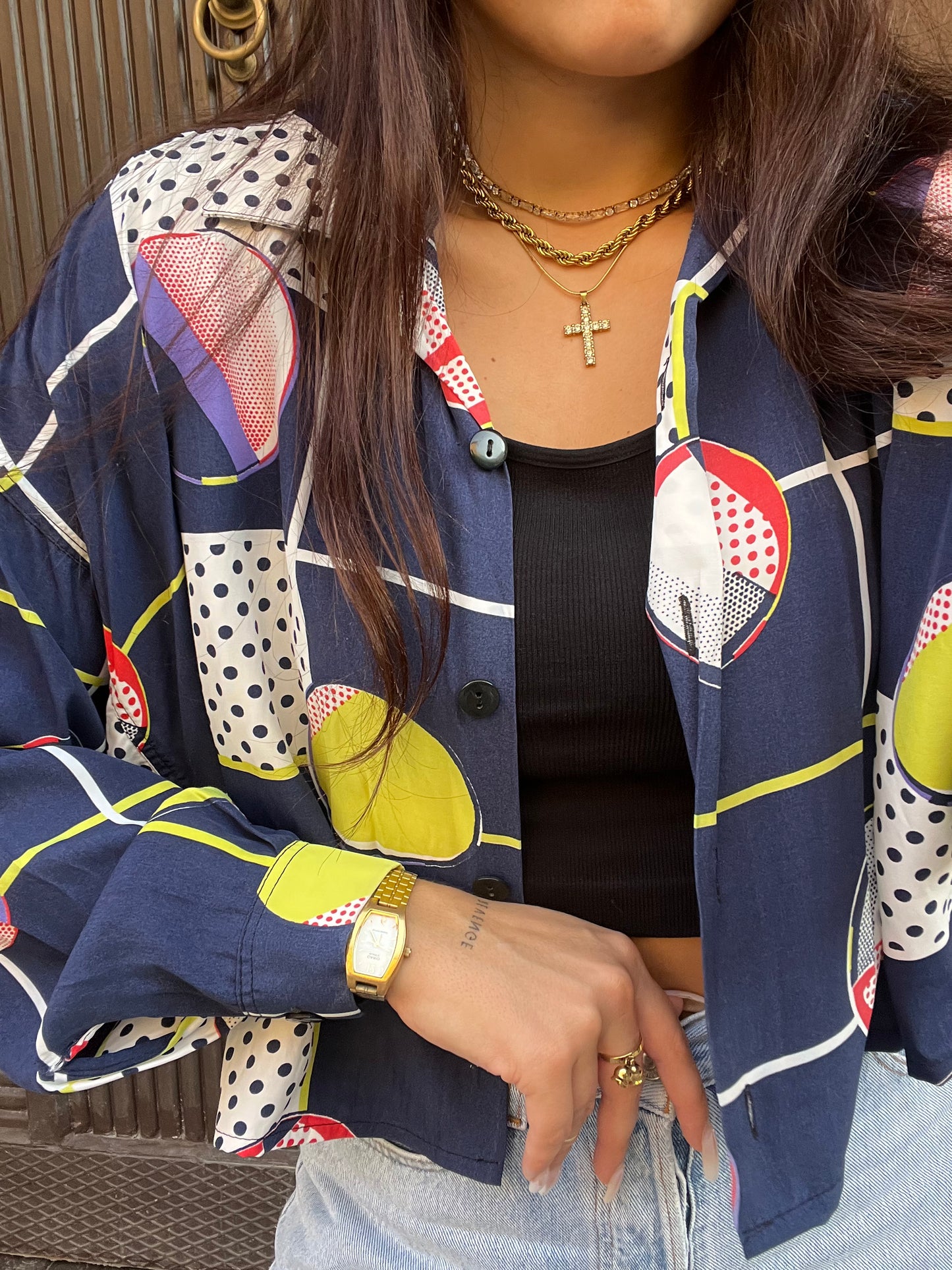 Camicia vintage Crop Custom