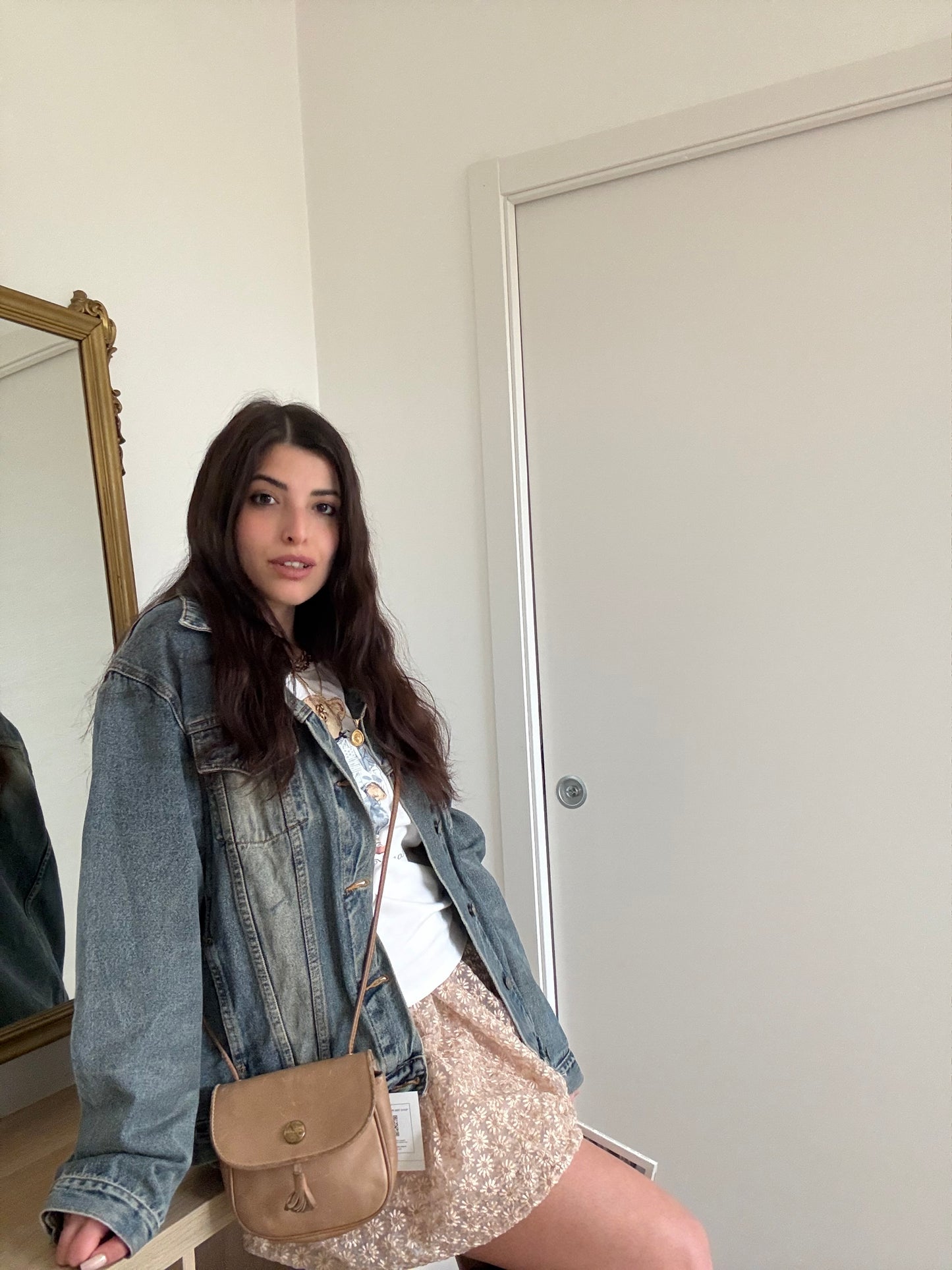 Unisex Giacca di jeans, sabbiata