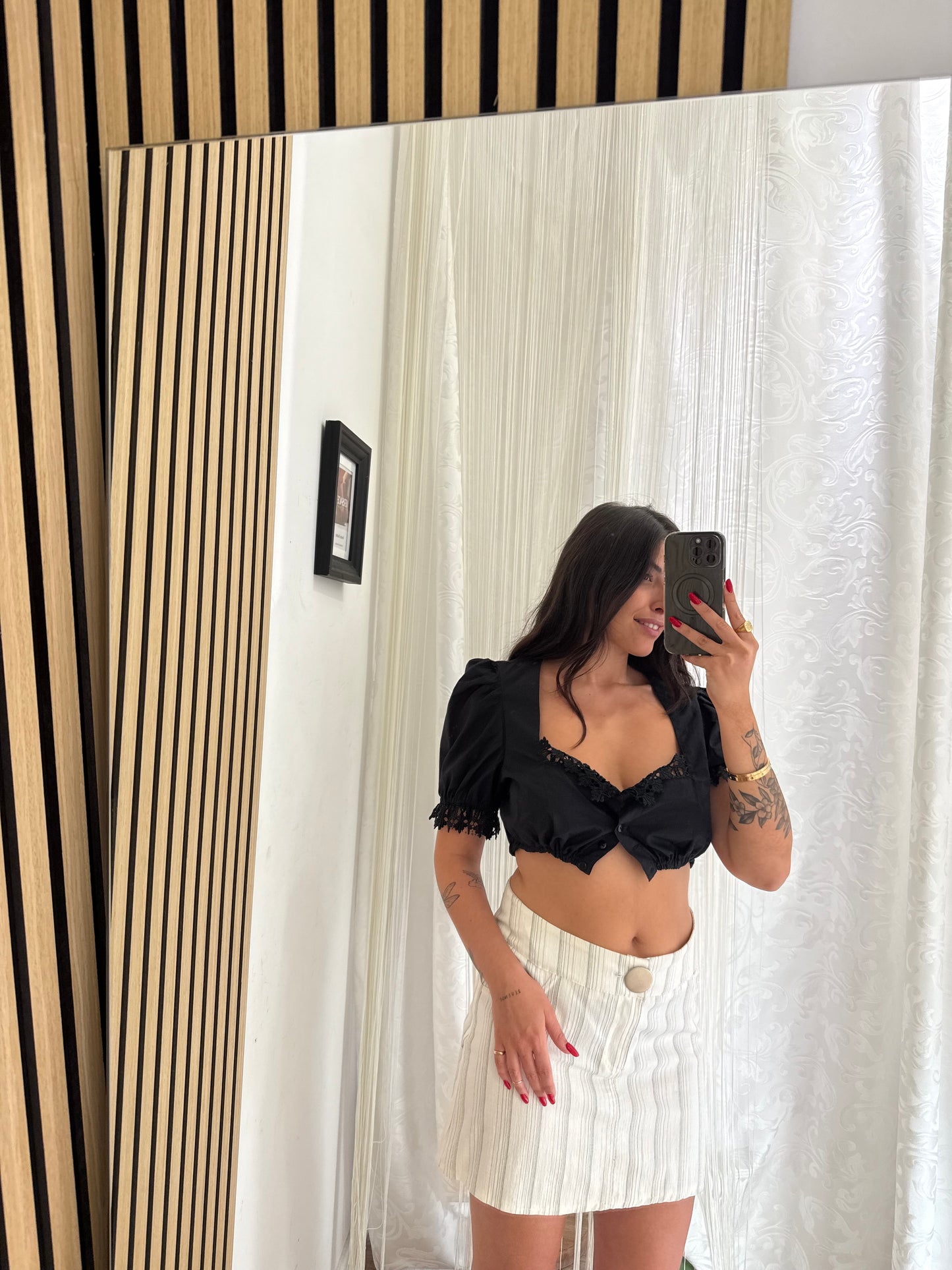 Top Vintage in cotone