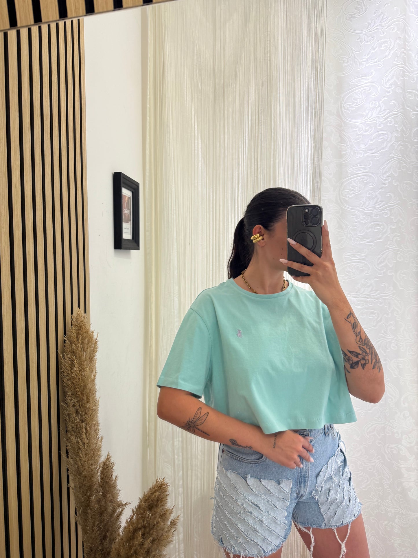 T-shirt Ralph Lauren crop