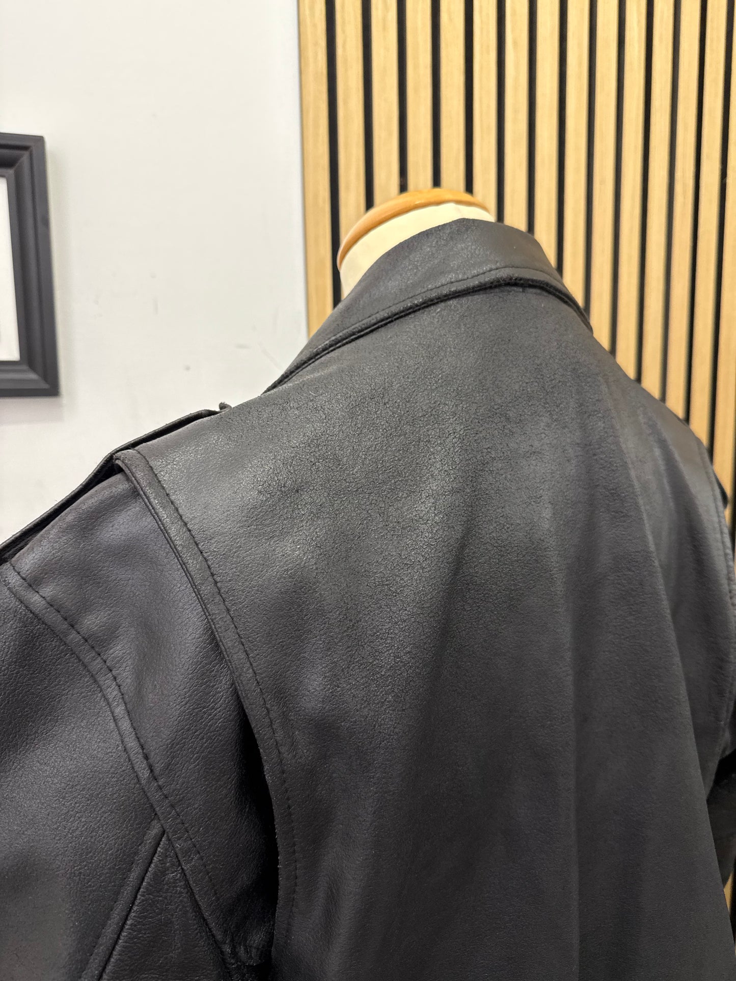 Chiodo in vera pelle, unisex