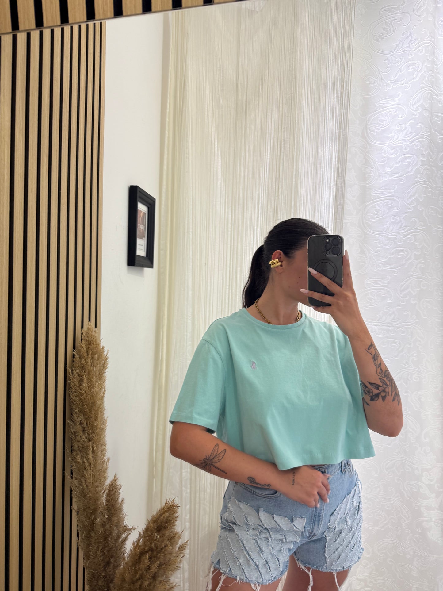 T-shirt Ralph Lauren crop