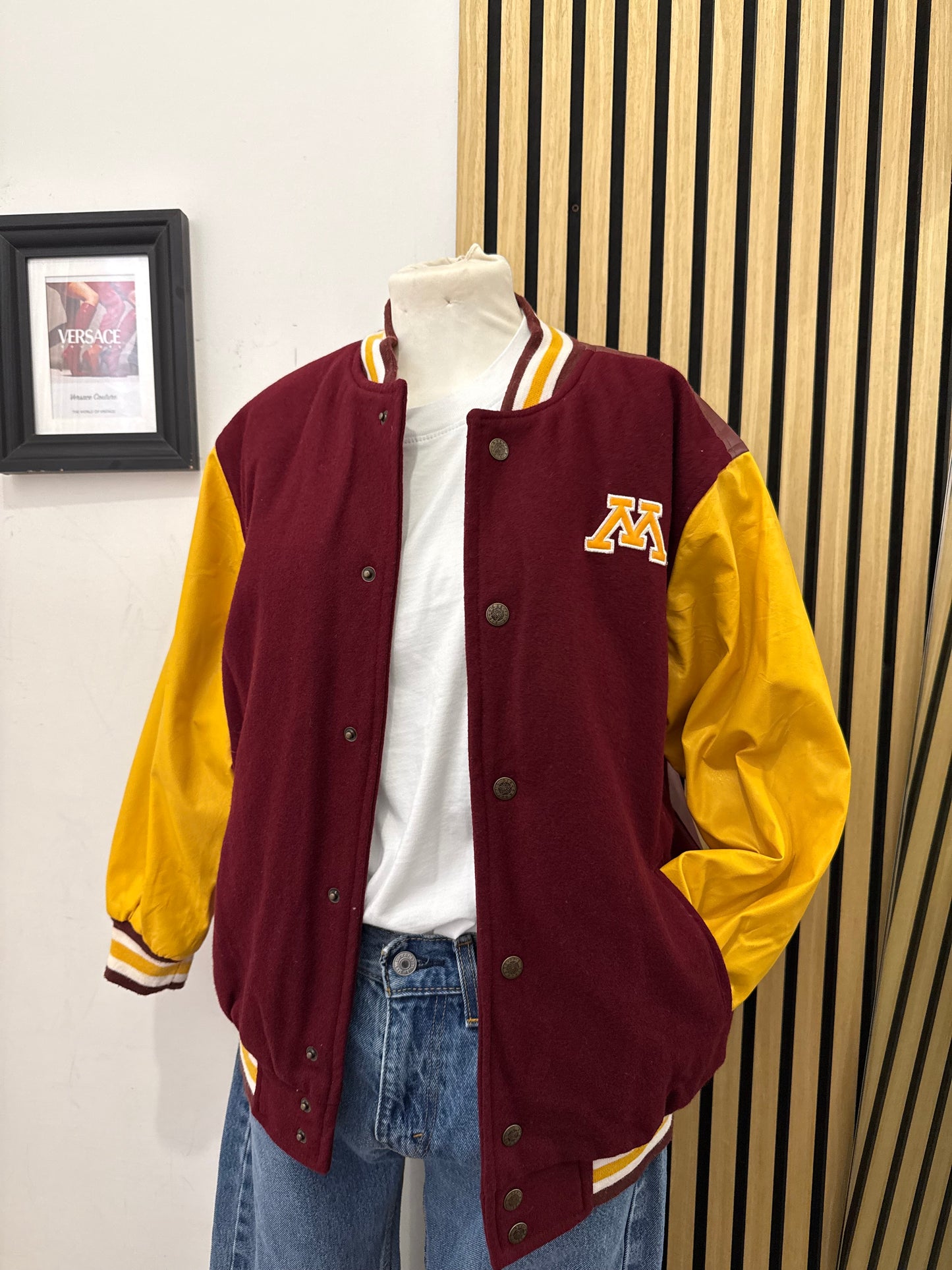 Giacca Varsity Vintage Minnesota Golden Gophers by Steve & Barry's