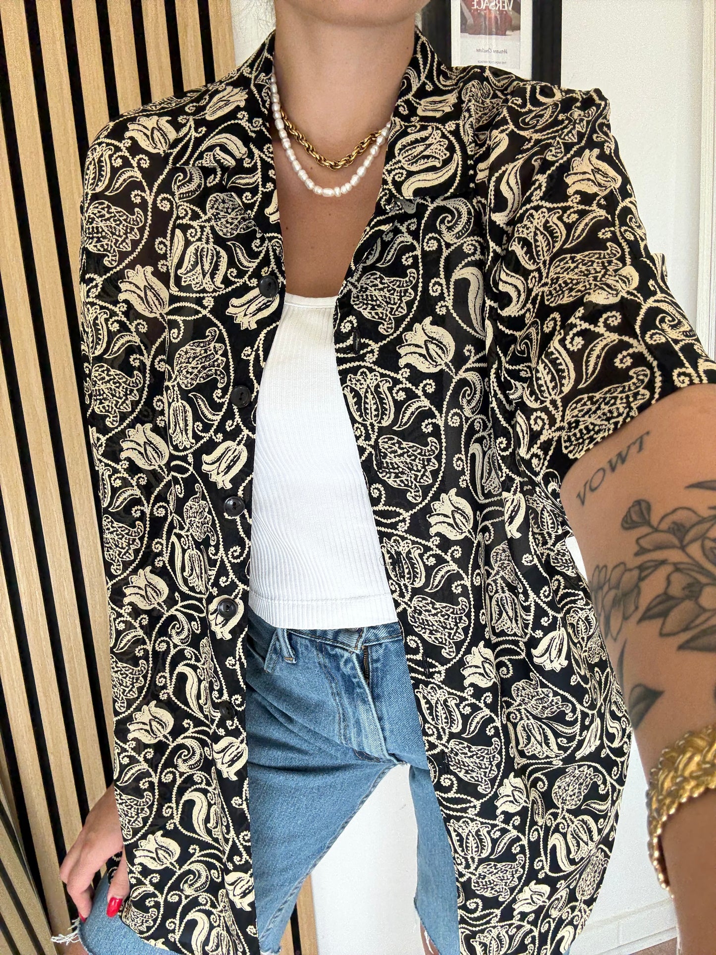 Camicia Vintage a fantasia