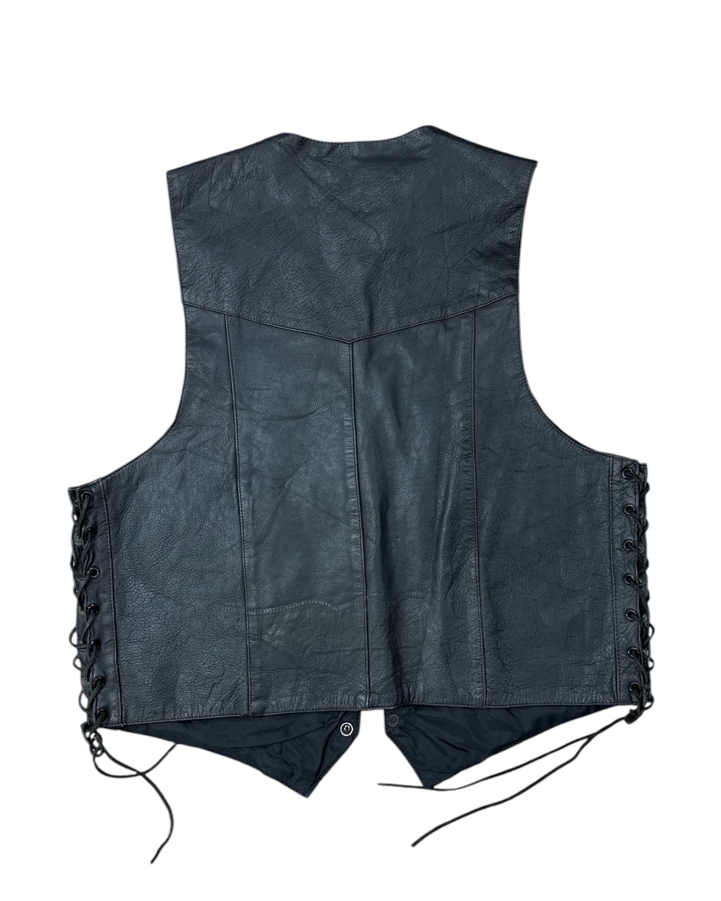 Gilet Vintage in vera Pelle unisex