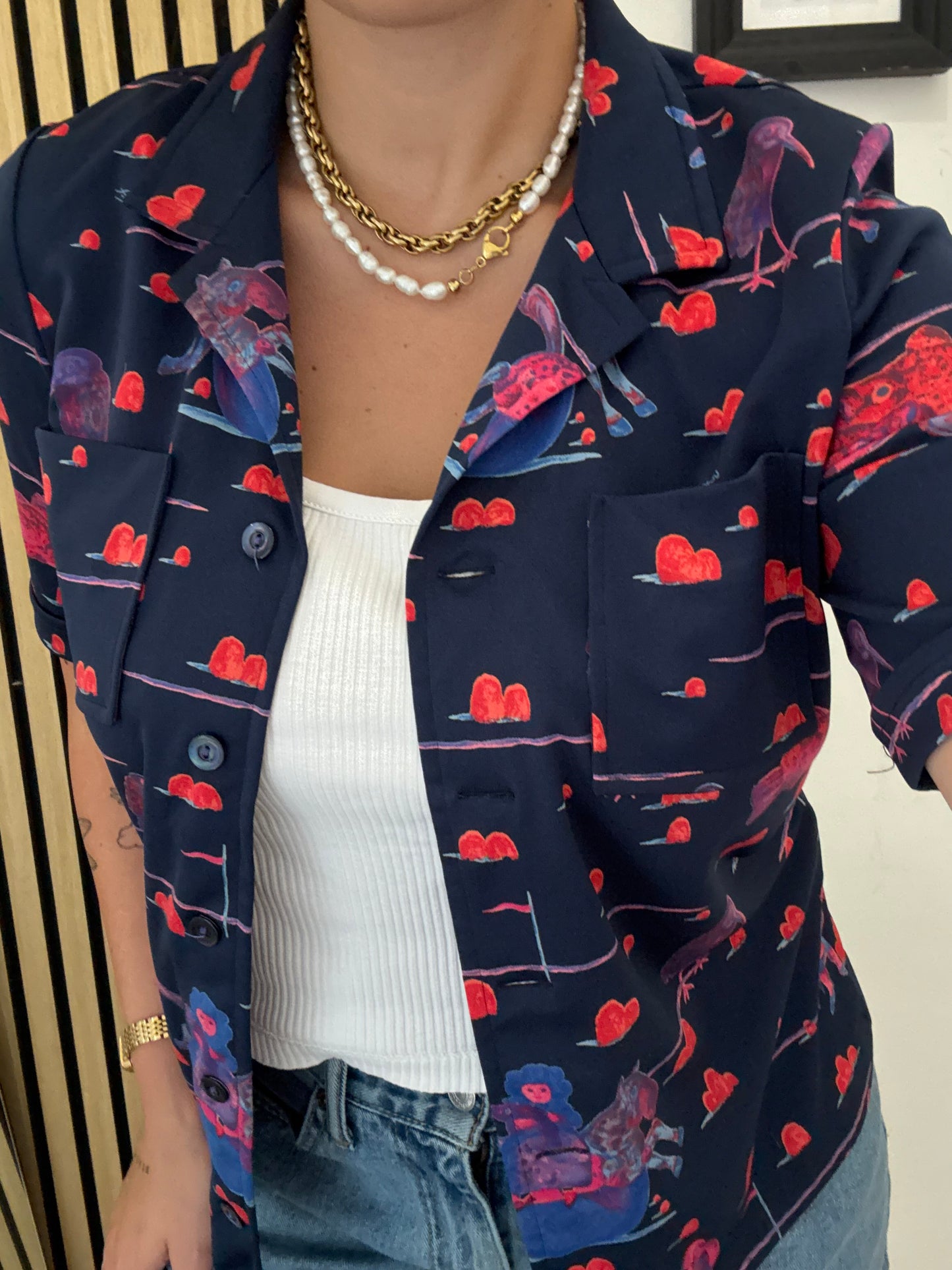 Camicia Vintage a fantasia