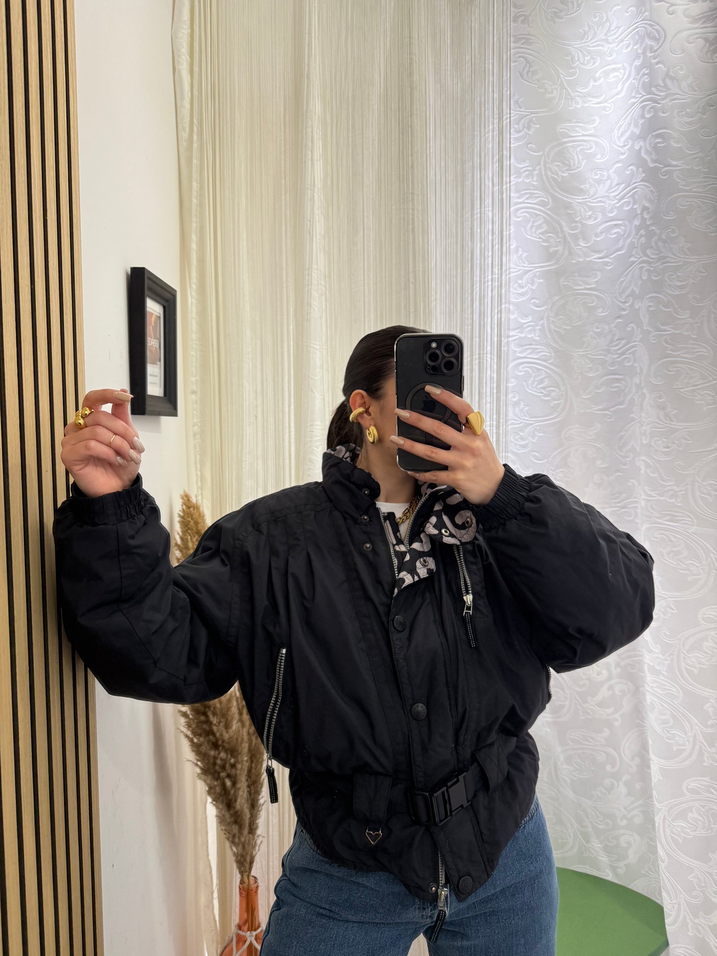 Piumino Crop Vintage