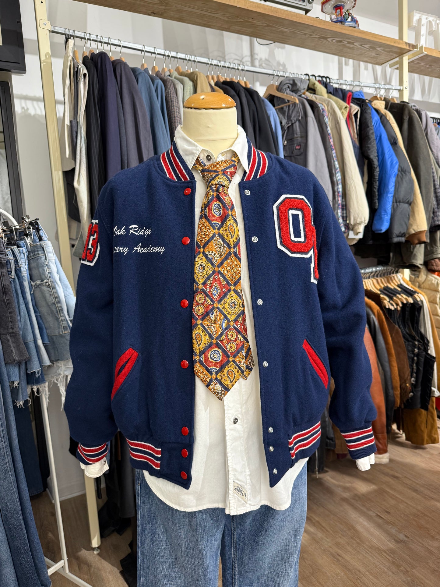 Varsity Jacket Military Accademy Unisex