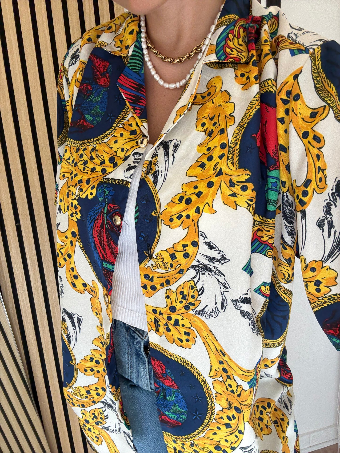Camicia Vintage a fantasia