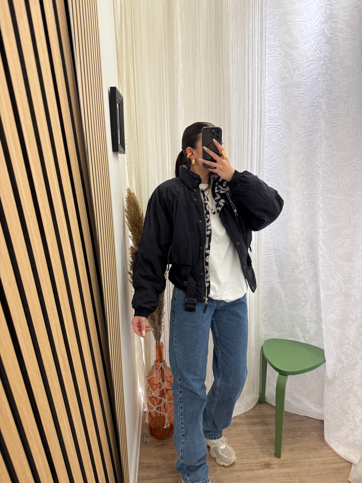 Piumino Crop Vintage