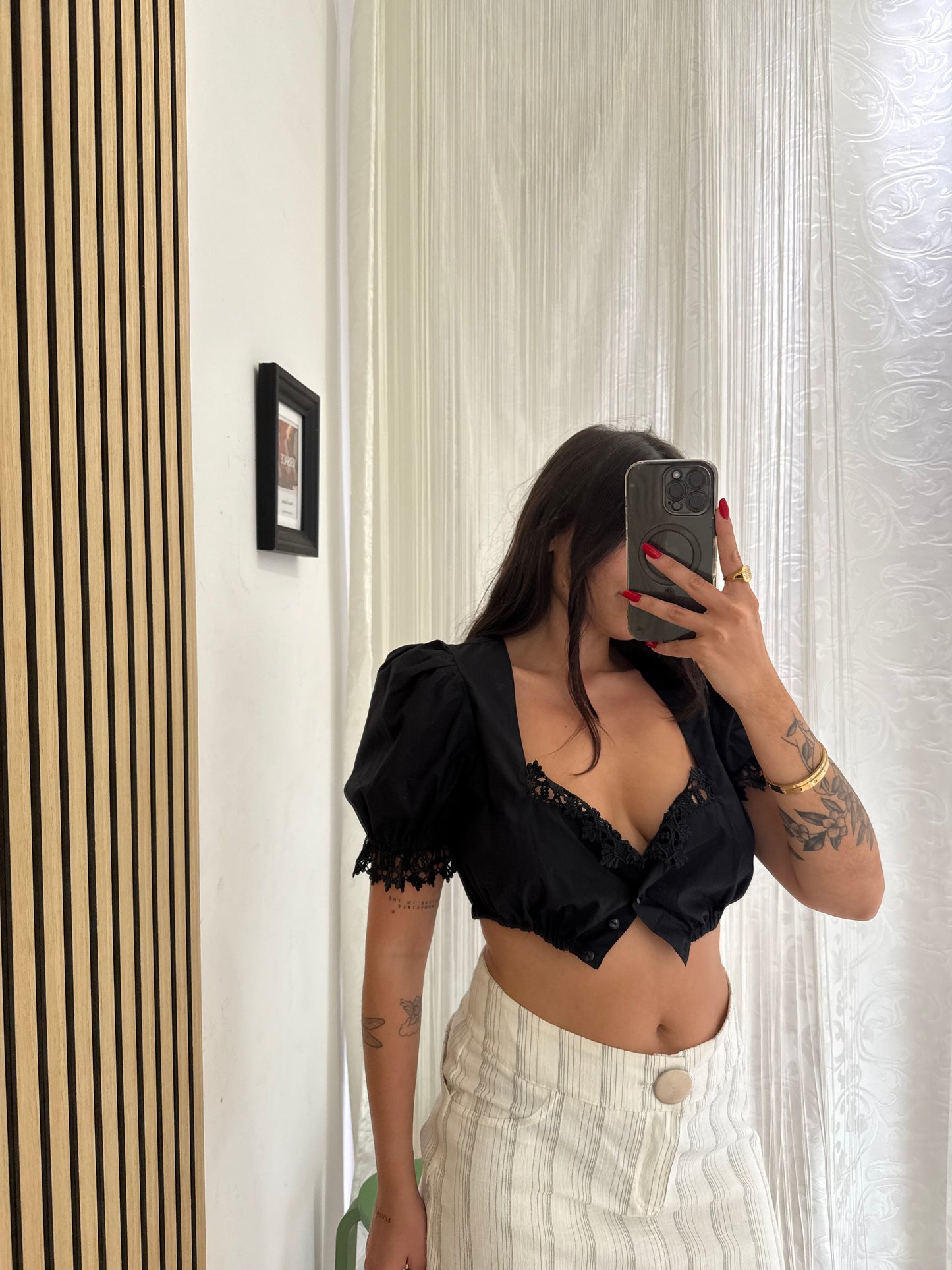 Top Vintage in cotone