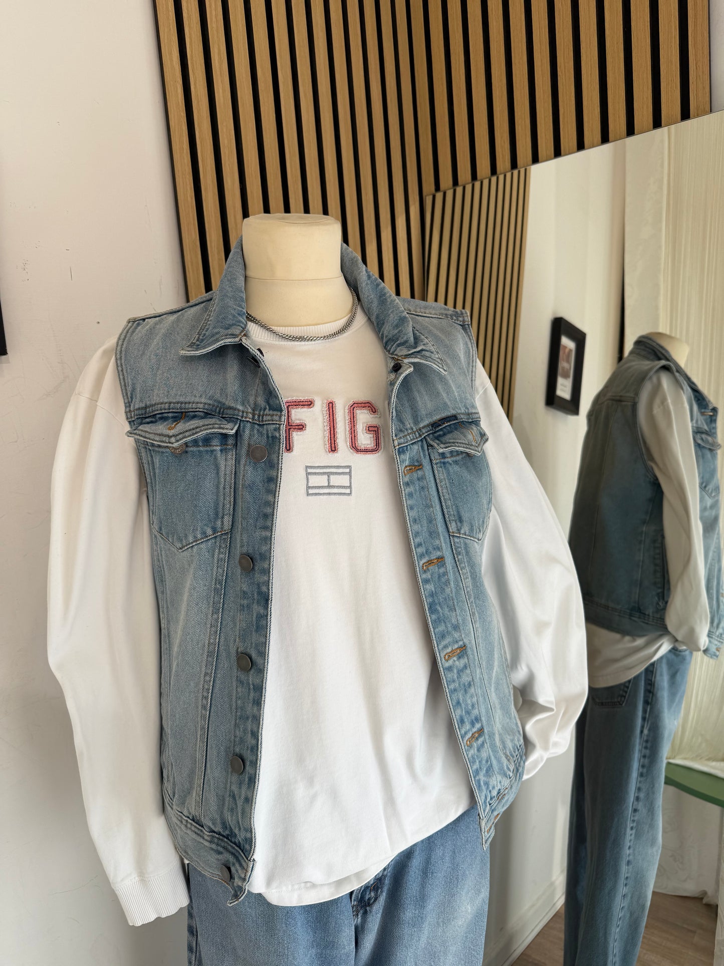 Gilet di jeans unisex