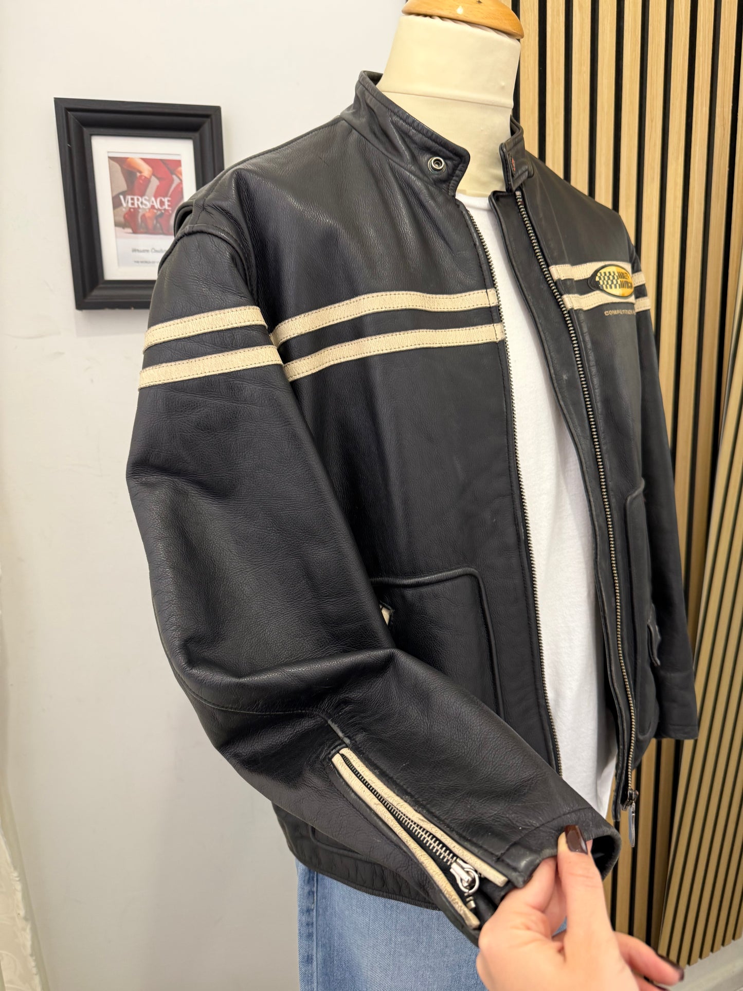 Giacca Harley Davidson in vera pelle, unisex