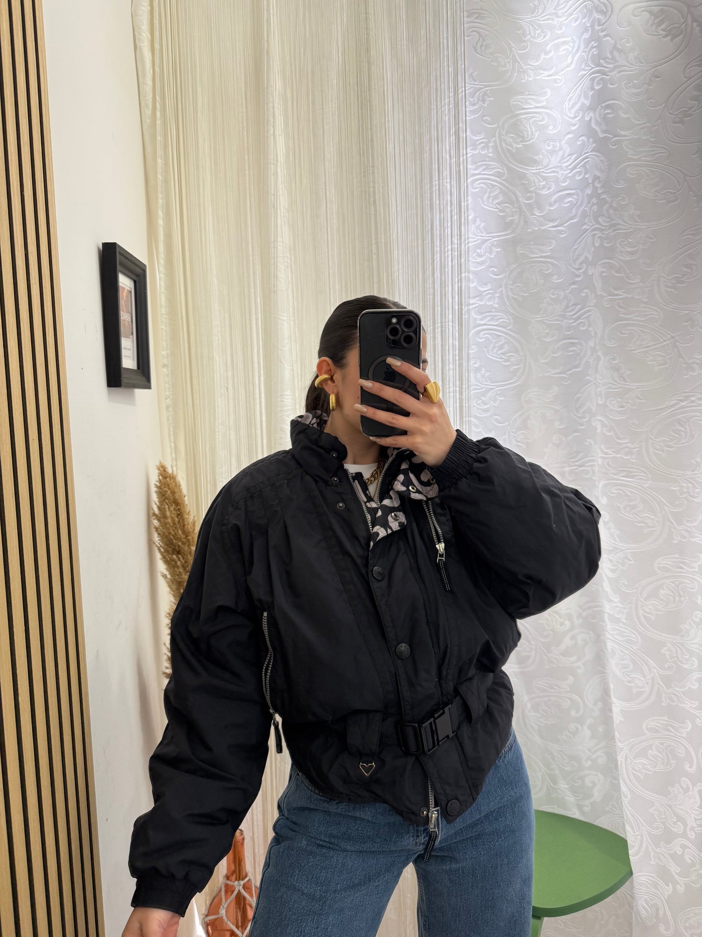 Piumino Crop Vintage