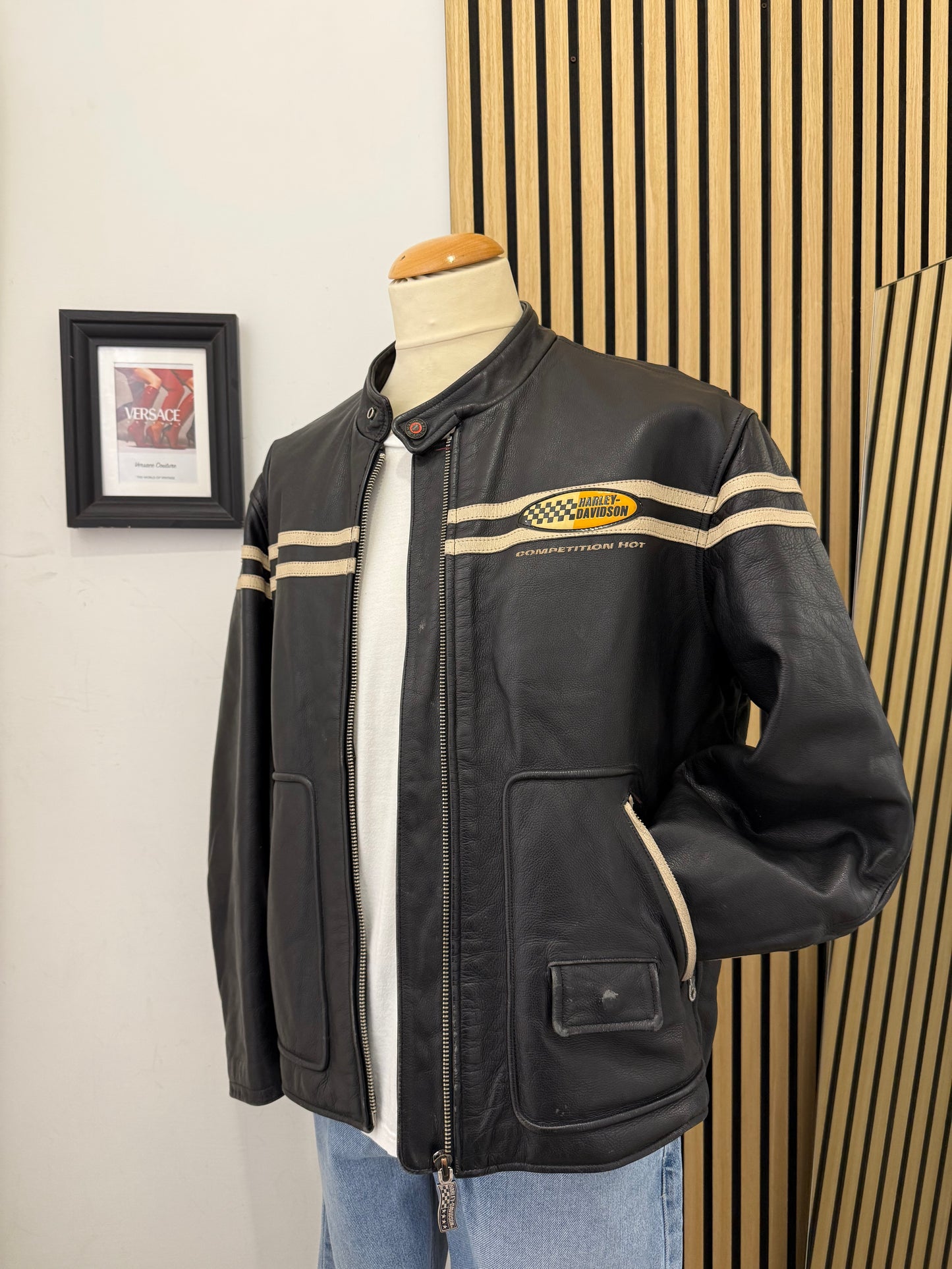 Giacca Harley Davidson in vera pelle, unisex
