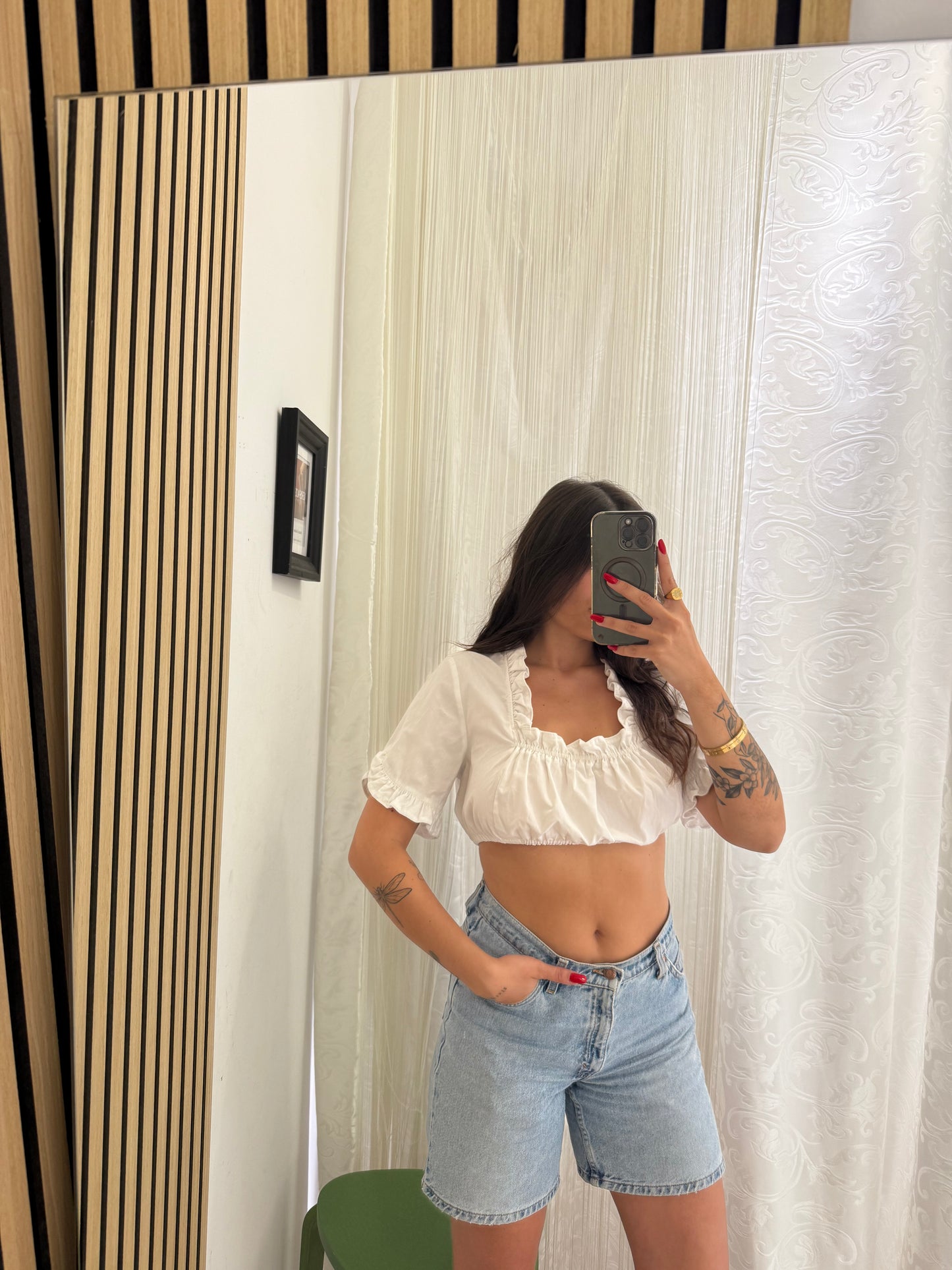 Top Vintage in cotone